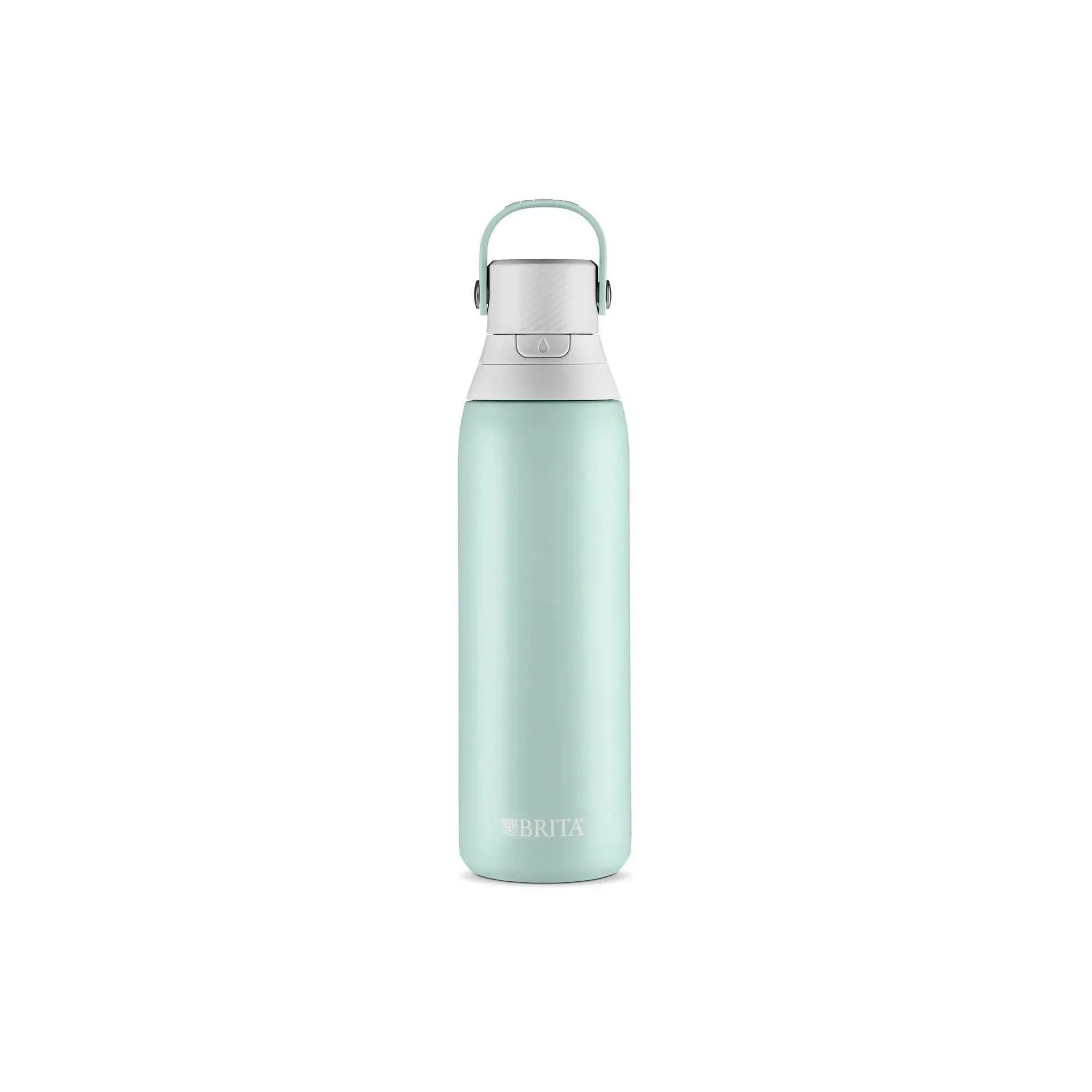 20oz Premium Double Wall Stainless Steel Insulated Filtered Water Bottle - Light Blue