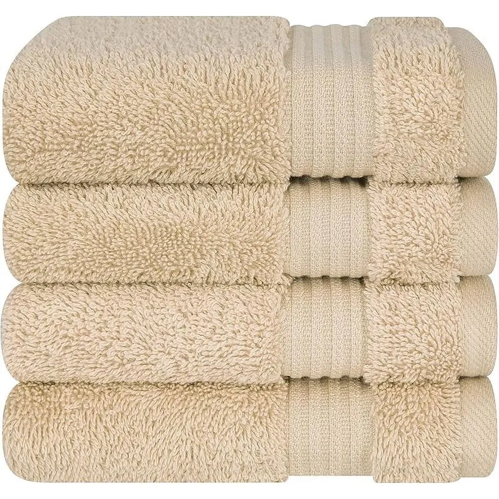 40x80 Oversized Bath Sheet Cotton Extra Large Towel 600 GSM Beige