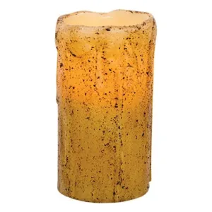 *6" Burnt Ivory Remote Pillar
