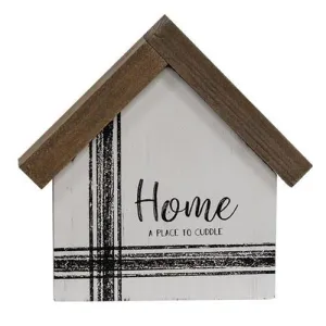 *A Place to Cuddle Wooden House Sitter