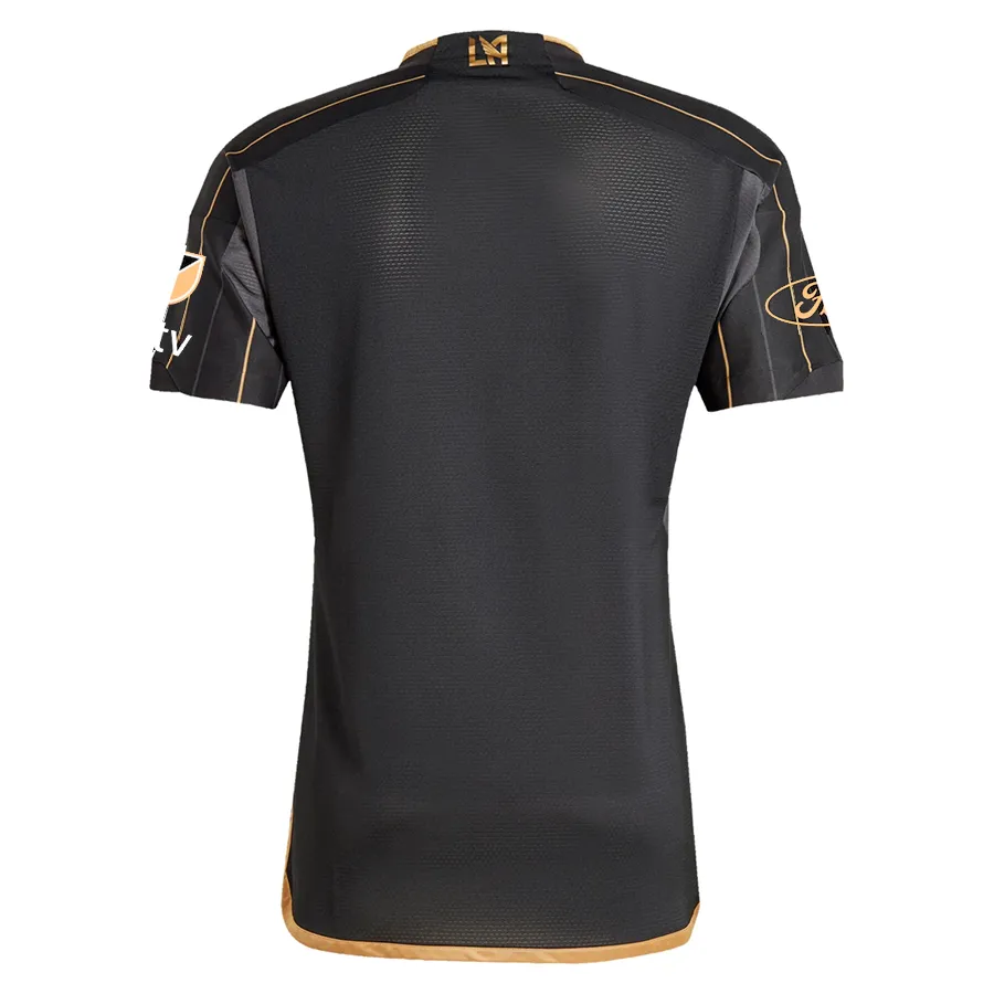 adidas LAFC Home Jersey w/ MLS   Apple TV   Ford Patches 24/25 (Black/Gold)