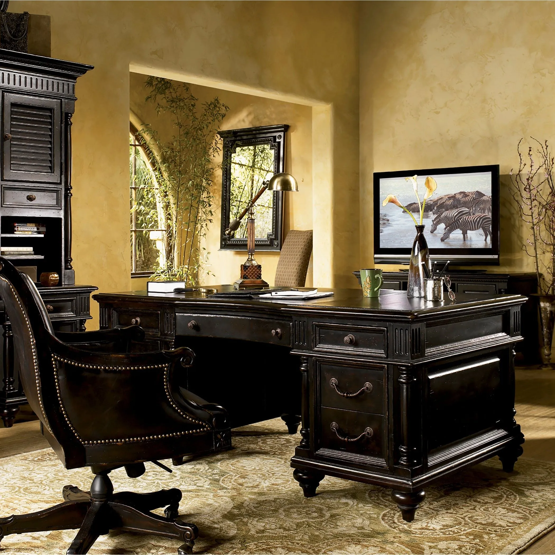 Admiralty Executive Desk - Tamarind