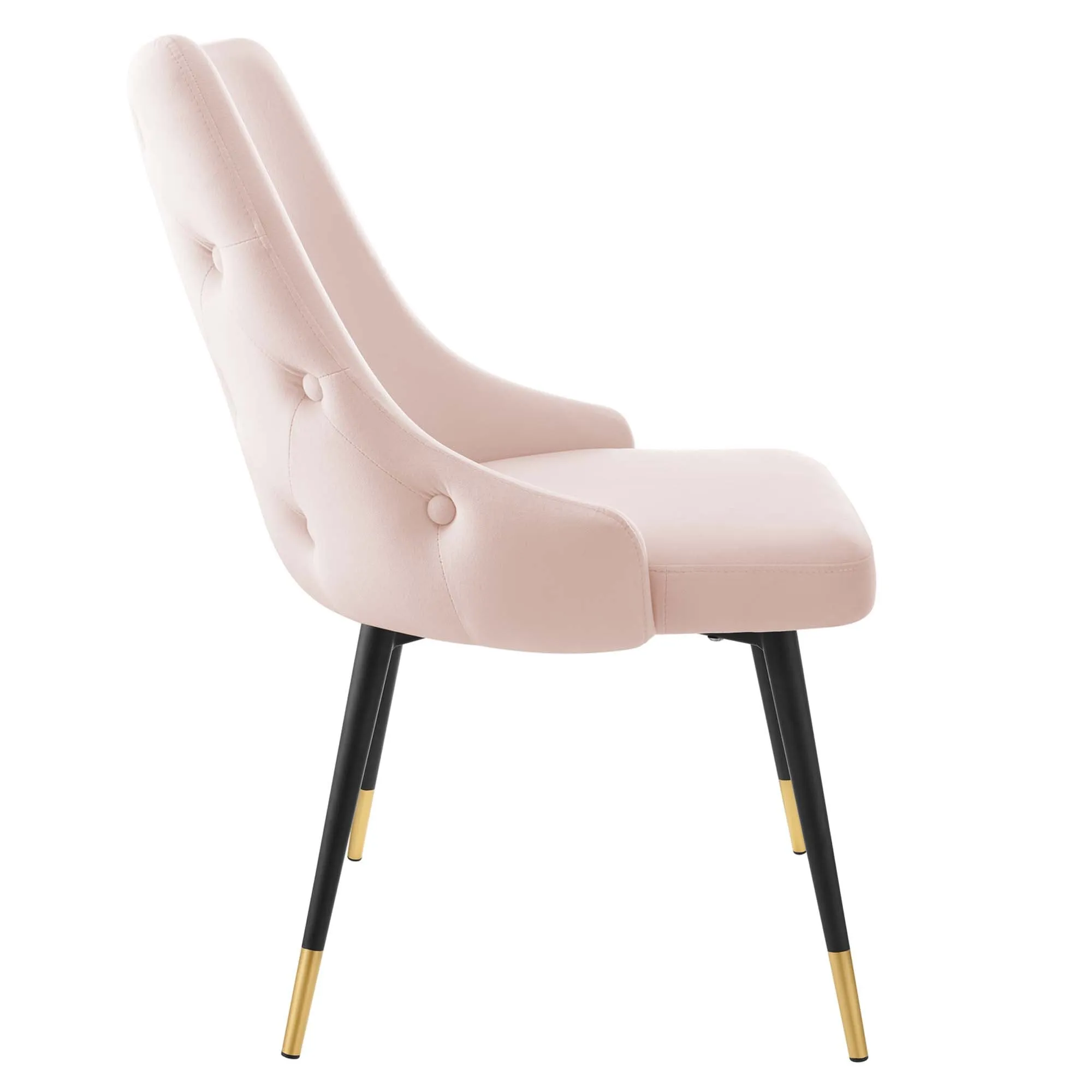 Adorn Dining Side Chair Performance Velvet Set of 2 by Modway