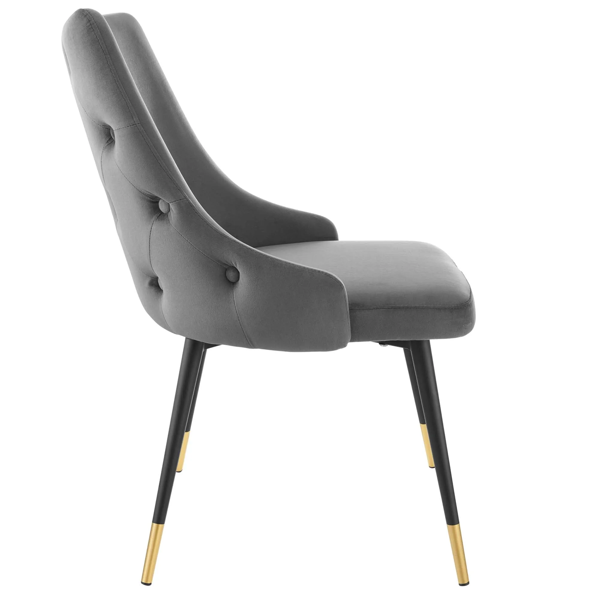 Adorn Dining Side Chair Performance Velvet Set of 2 by Modway