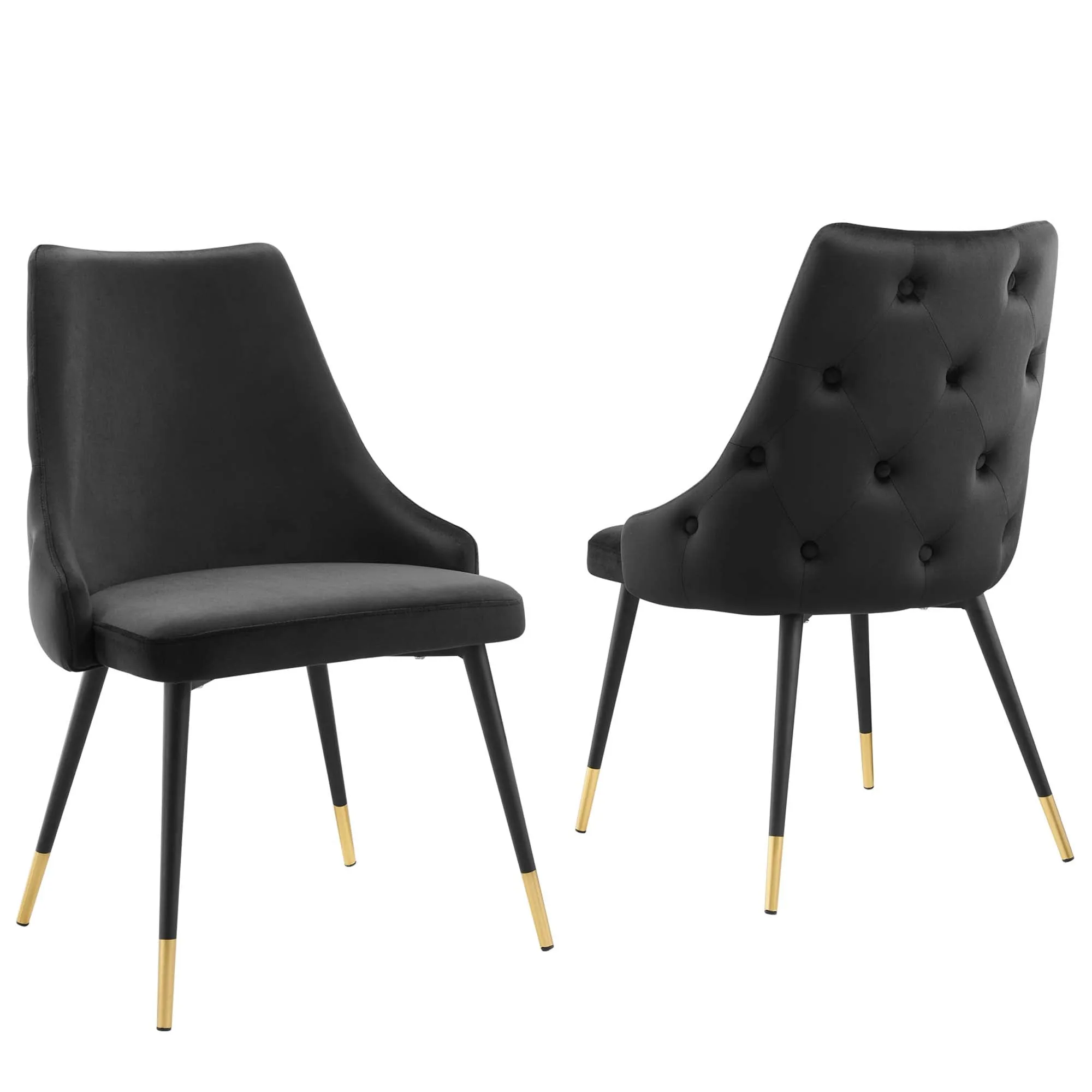Adorn Dining Side Chair Performance Velvet Set of 2 by Modway