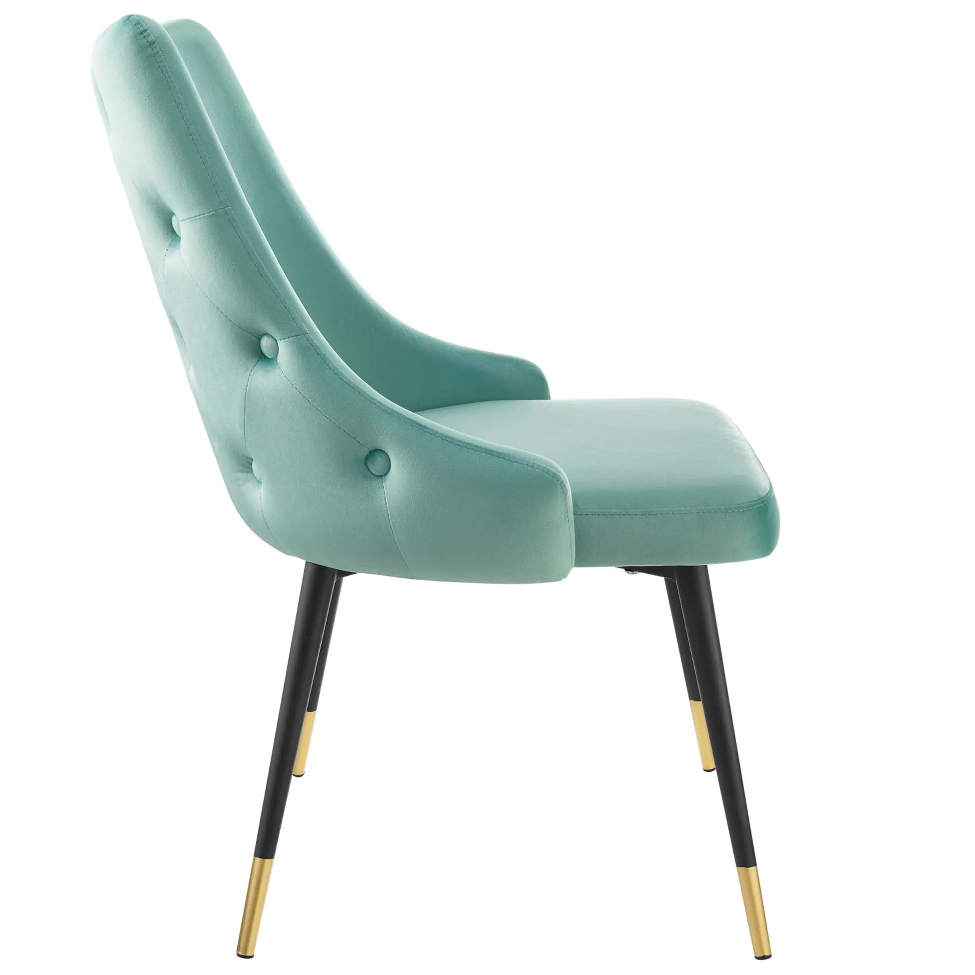 Adorn Dining Side Chair Performance Velvet Set of 2 by Modway