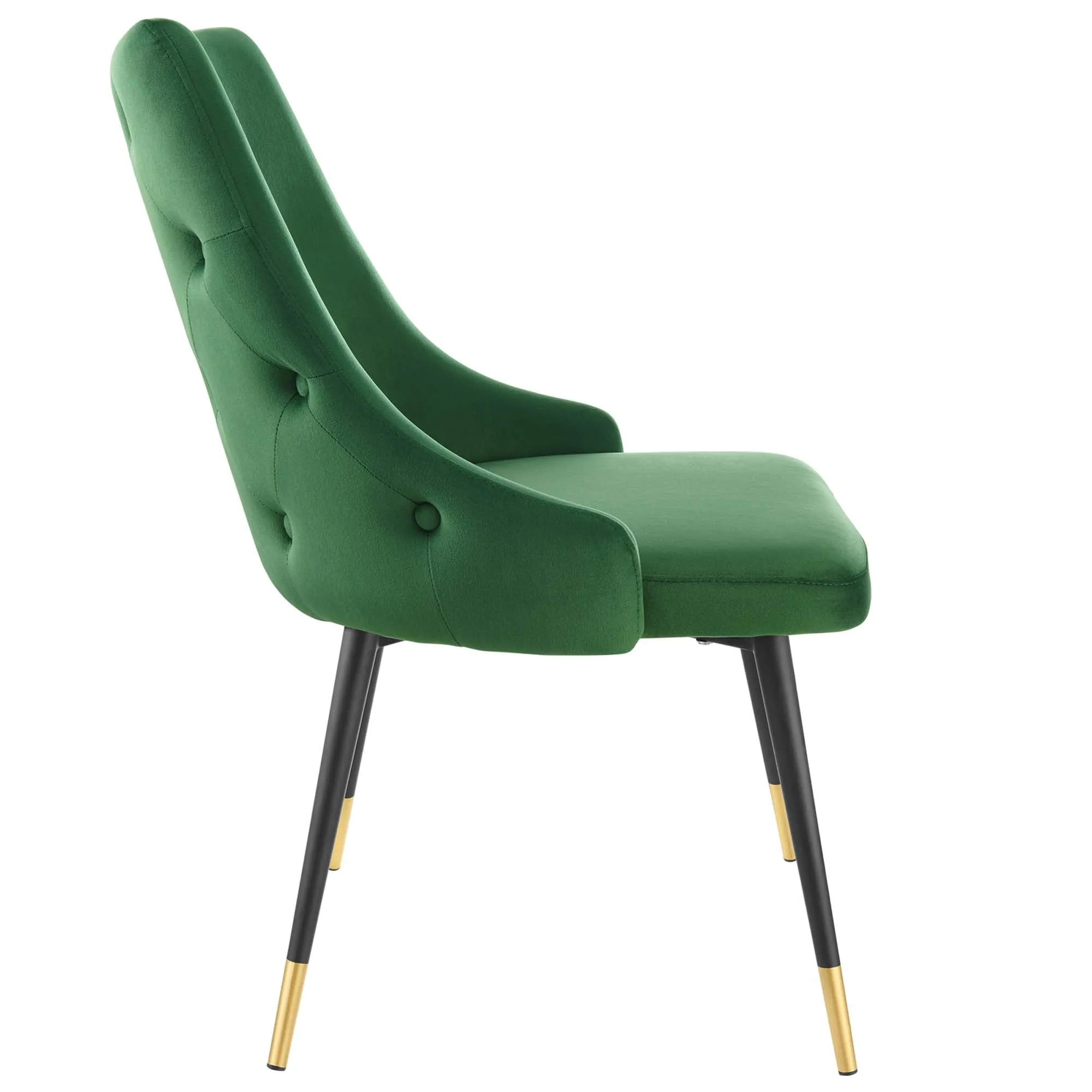 Adorn Dining Side Chair Performance Velvet Set of 2 by Modway