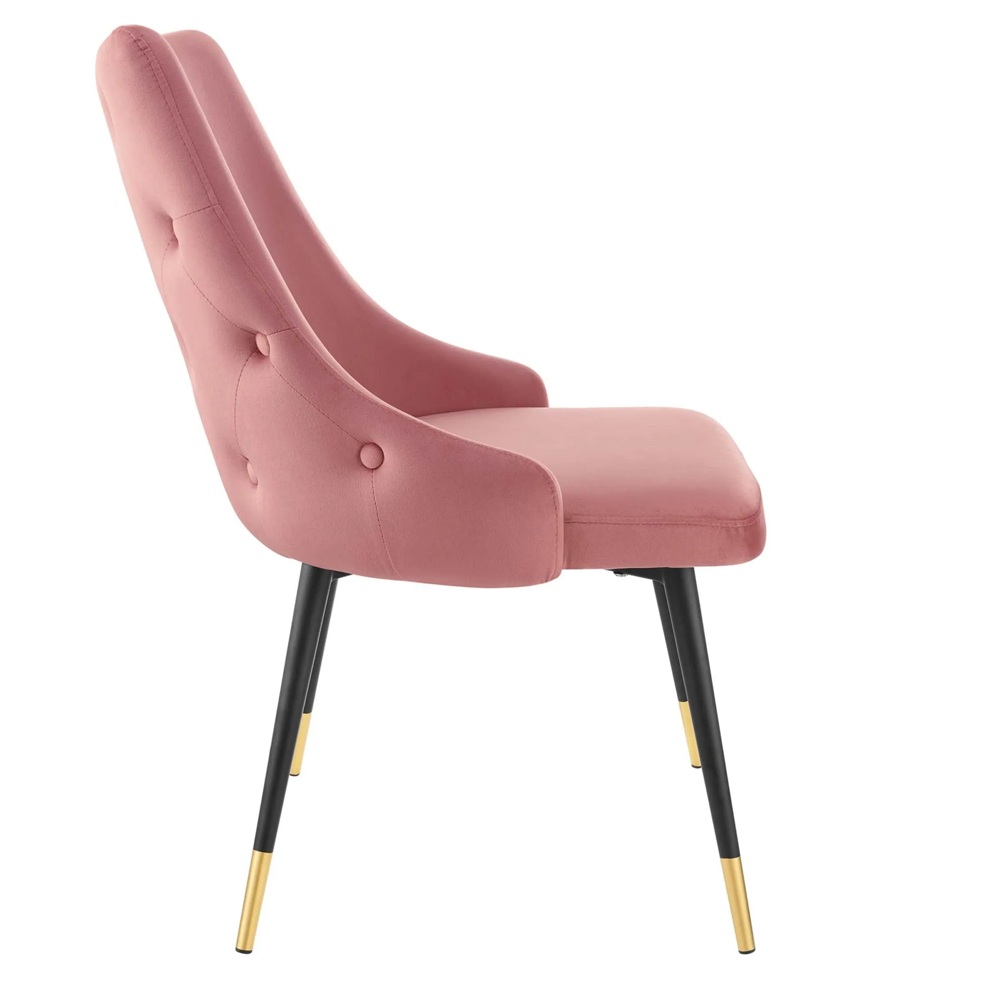 Adorn Dining Side Chair Performance Velvet Set of 2 by Modway