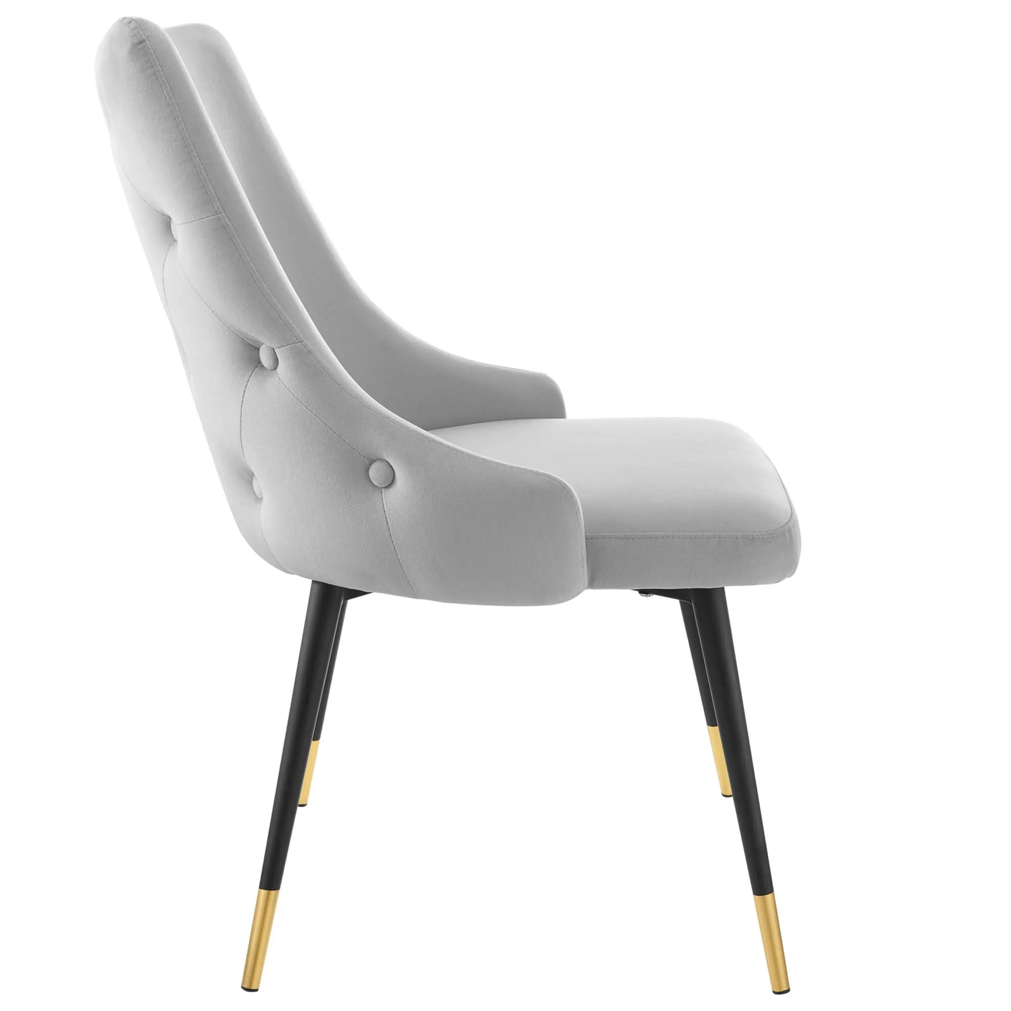 Adorn Dining Side Chair Performance Velvet Set of 2 by Modway