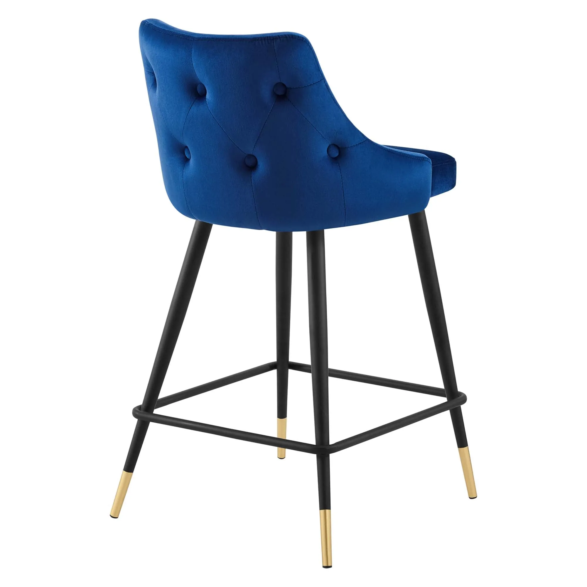 Adorn Performance Velvet Counter Stool Set of 2 by Modway