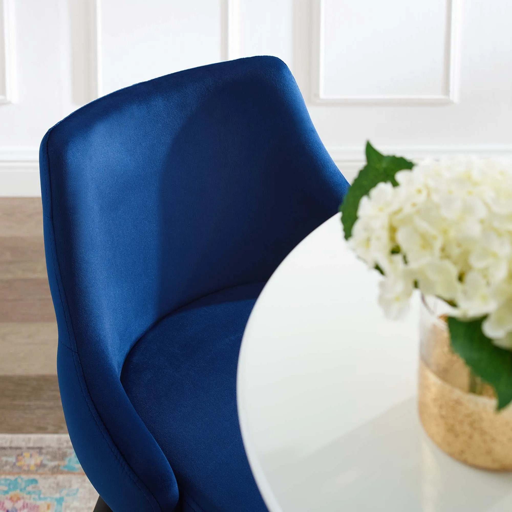 Adorn Performance Velvet Counter Stool Set of 2 by Modway