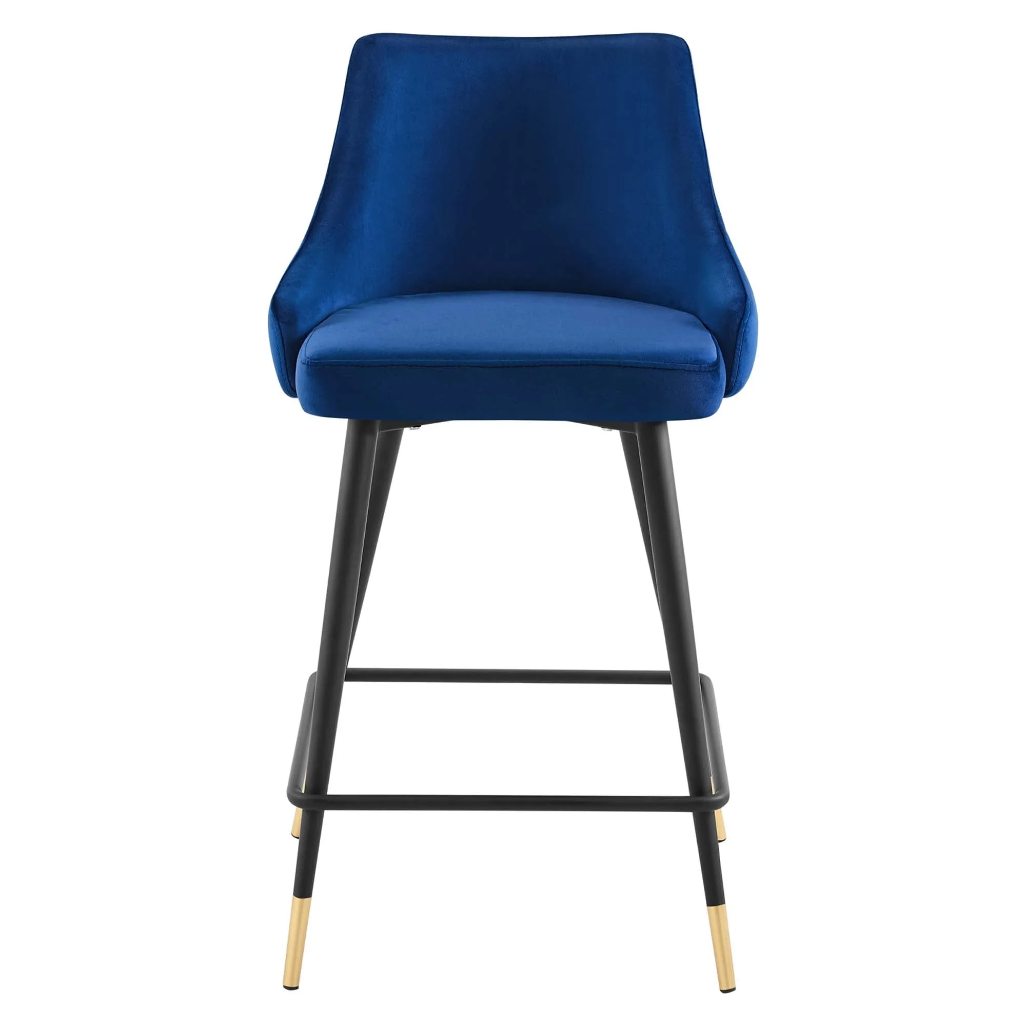 Adorn Performance Velvet Counter Stool Set of 2 by Modway