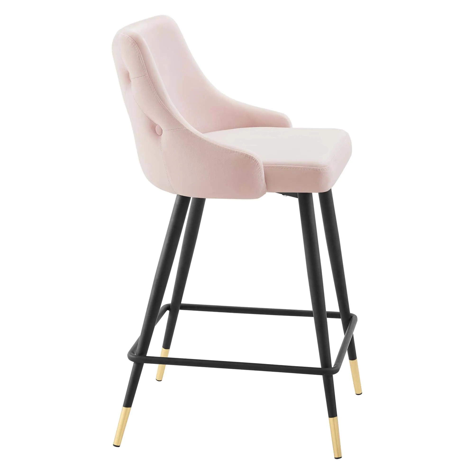 Adorn Performance Velvet Counter Stool Set of 2 by Modway