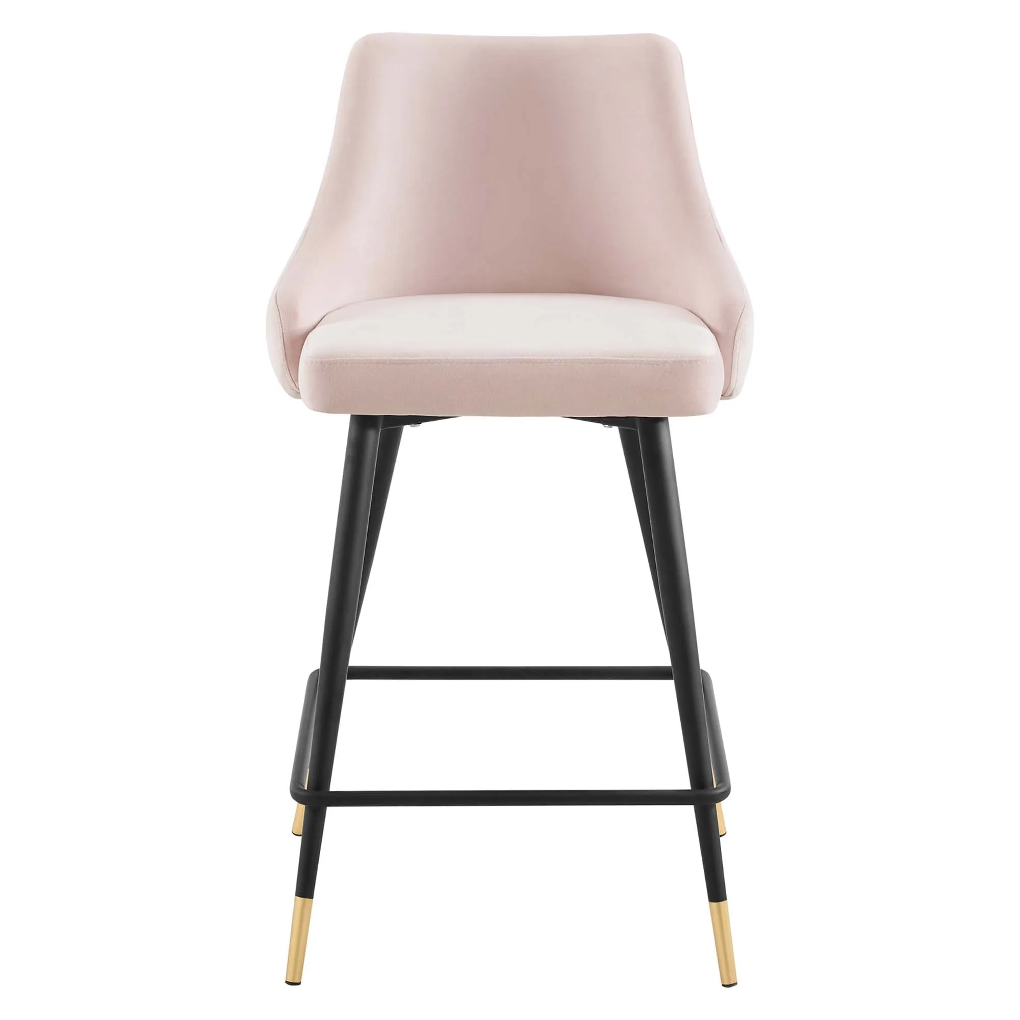 Adorn Performance Velvet Counter Stool Set of 2 by Modway