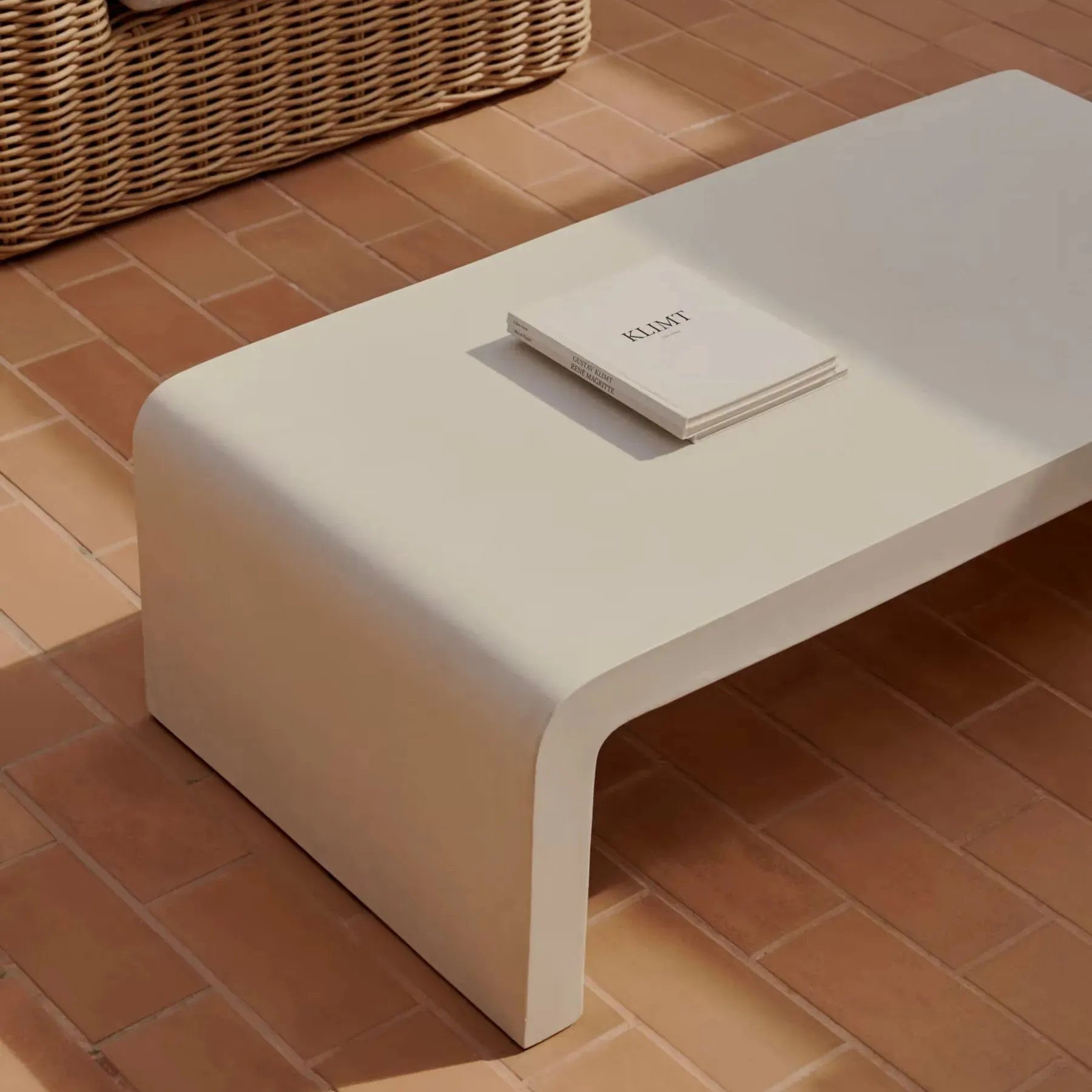 Aiguablava Outdoor Coffee Table - White