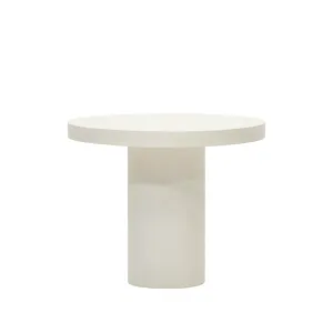 Aiguablava Outdoor Dining Table 90cm - White