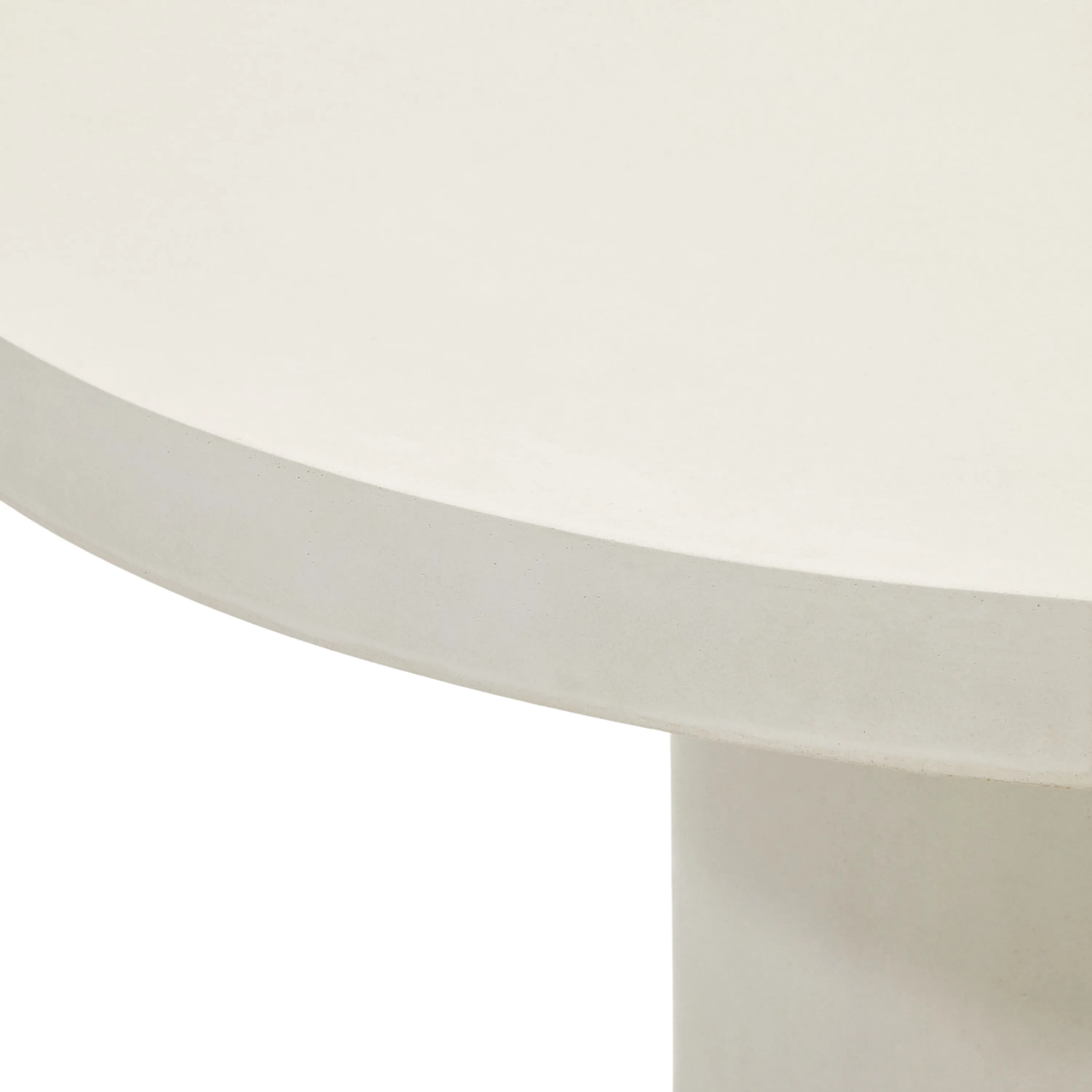 Aiguablava Outdoor Round Dining Table 120cm - White