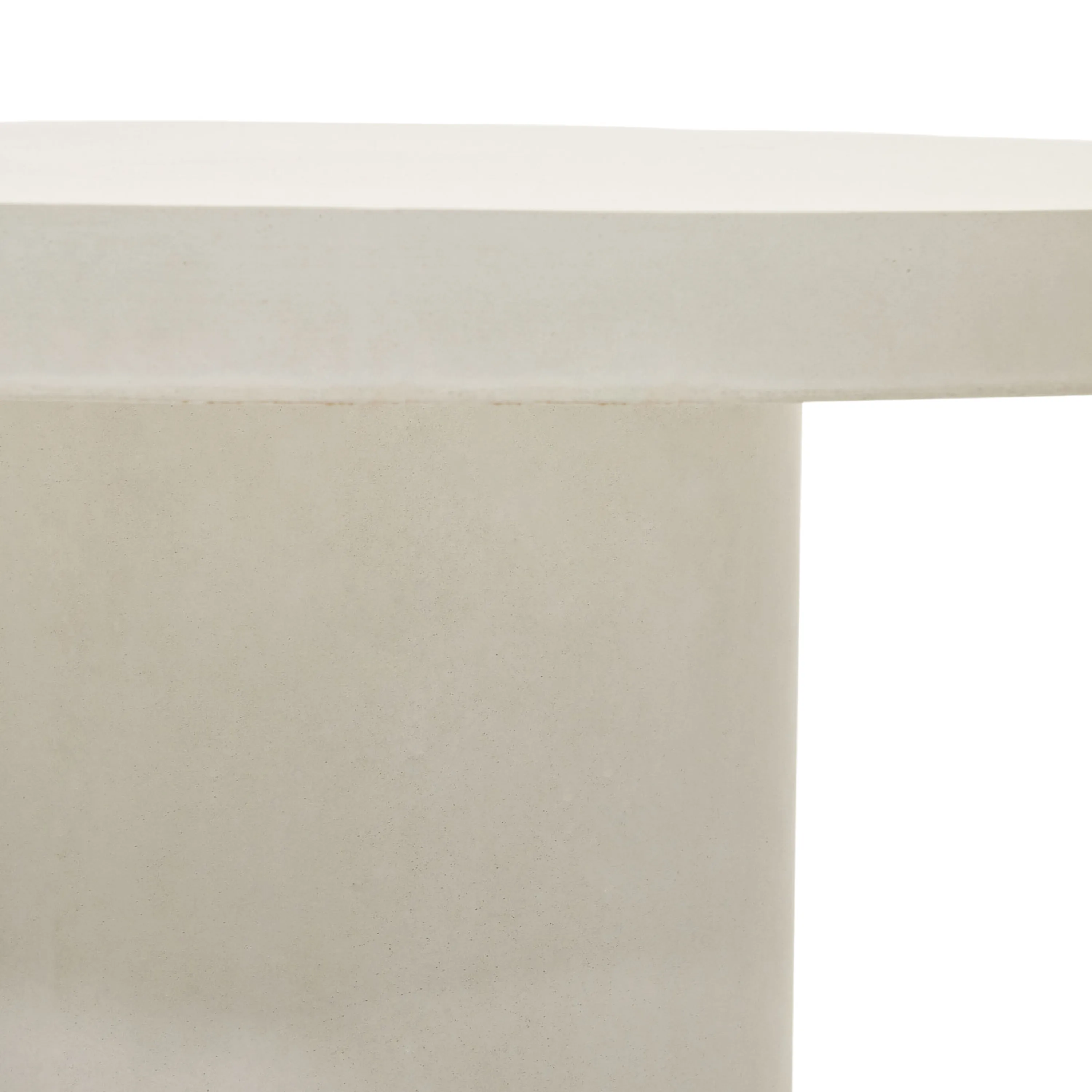 Aiguablava Outdoor Round Dining Table 120cm - White