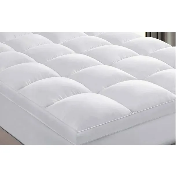 Allswell WMT-ASWTP-KG Ultra Plush Pillow Top Mattress Topper, King, White