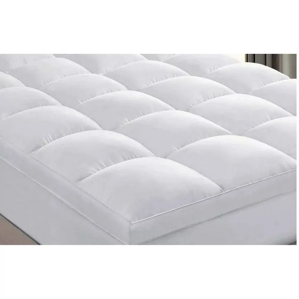 Allswell WMT-ASWTP-QN Ultra Plush Pillow Top Mattress Topper, White, Queen