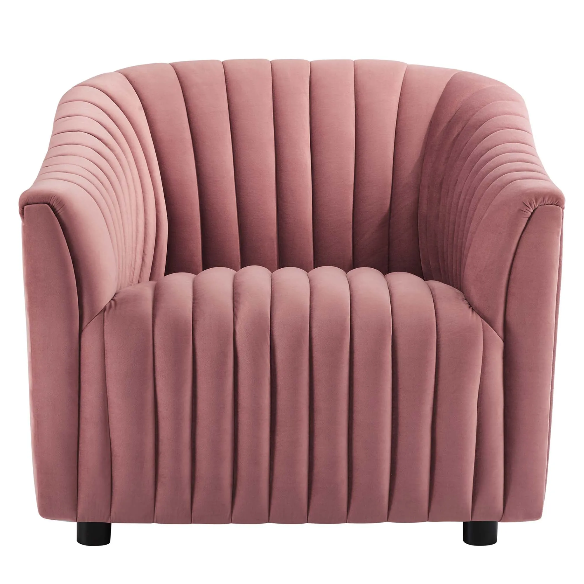 Announce Performance Velvet Channel Tufted Armchair by Modway