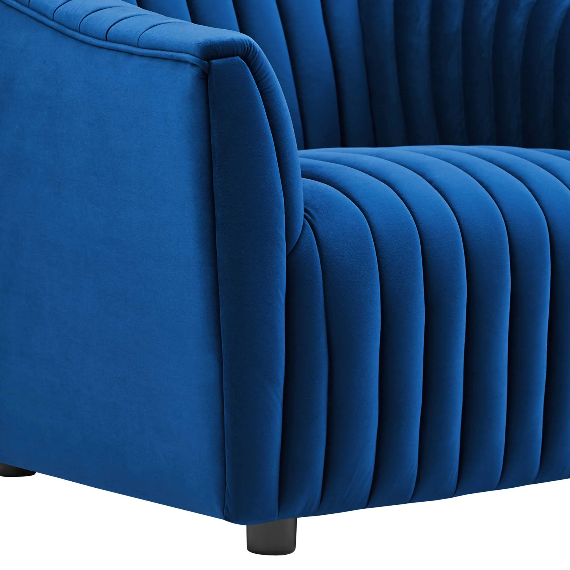 Announce Performance Velvet Channel Tufted Armchair by Modway