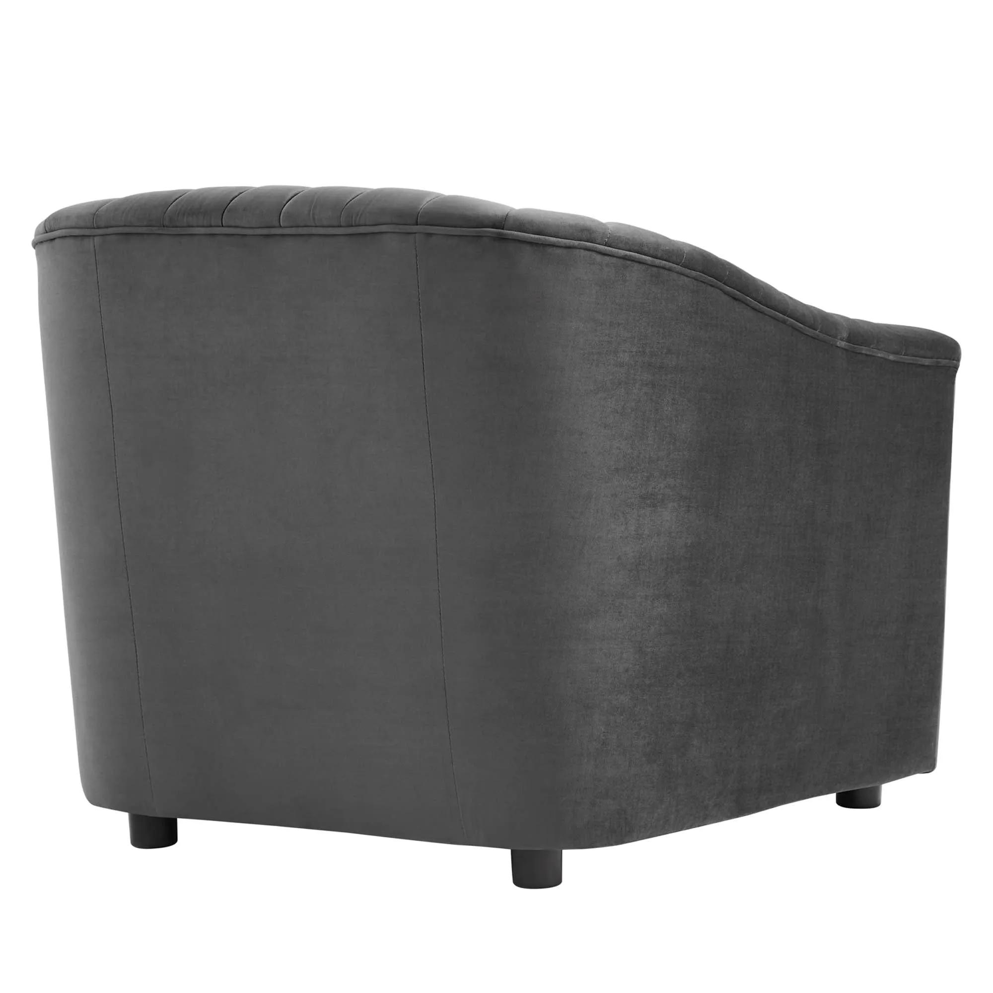 Announce Performance Velvet Channel Tufted Armchair by Modway