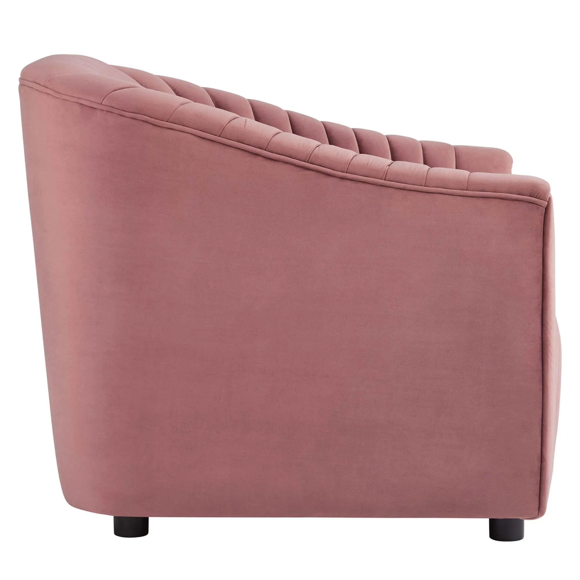 Announce Performance Velvet Channel Tufted Armchair by Modway