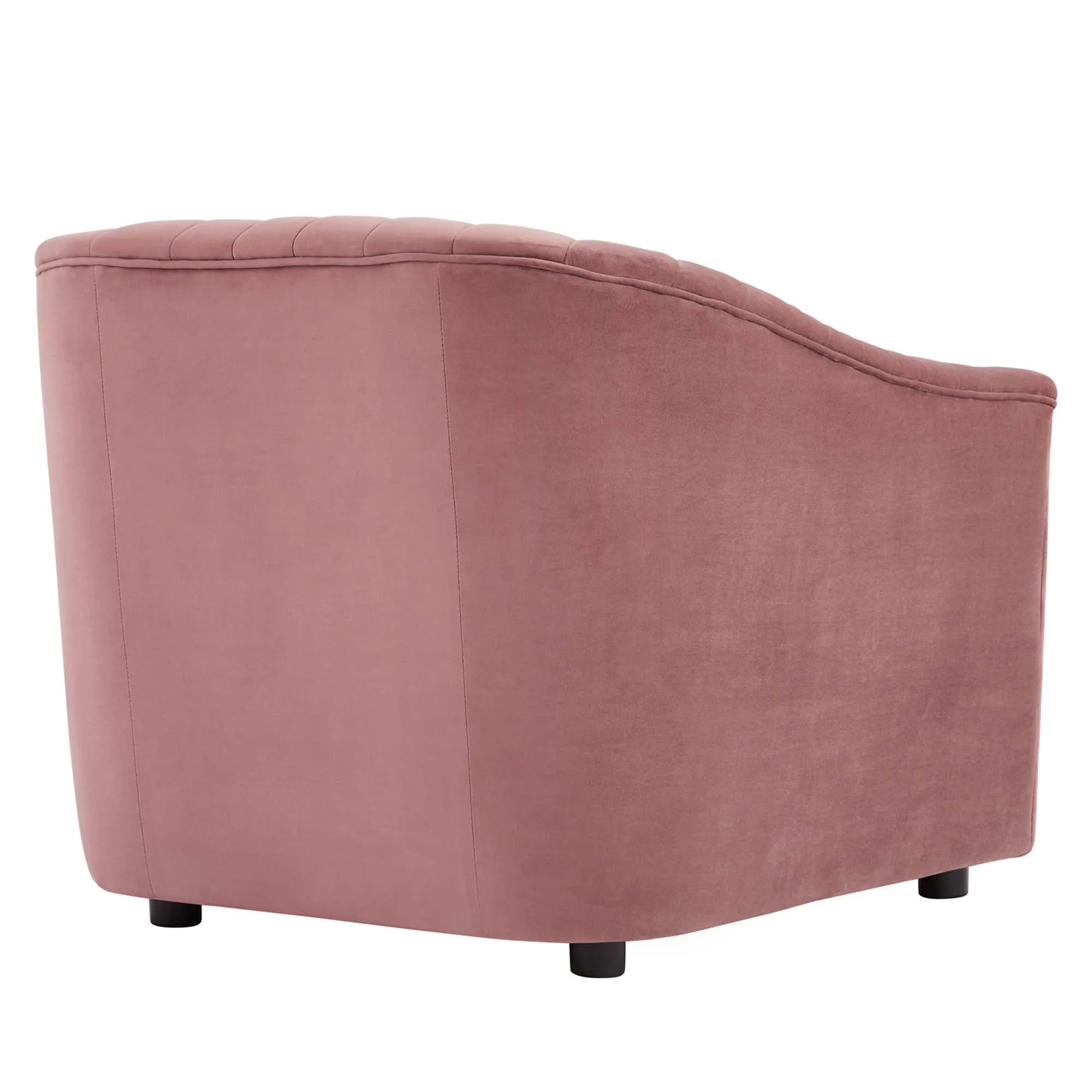 Announce Performance Velvet Channel Tufted Armchair by Modway