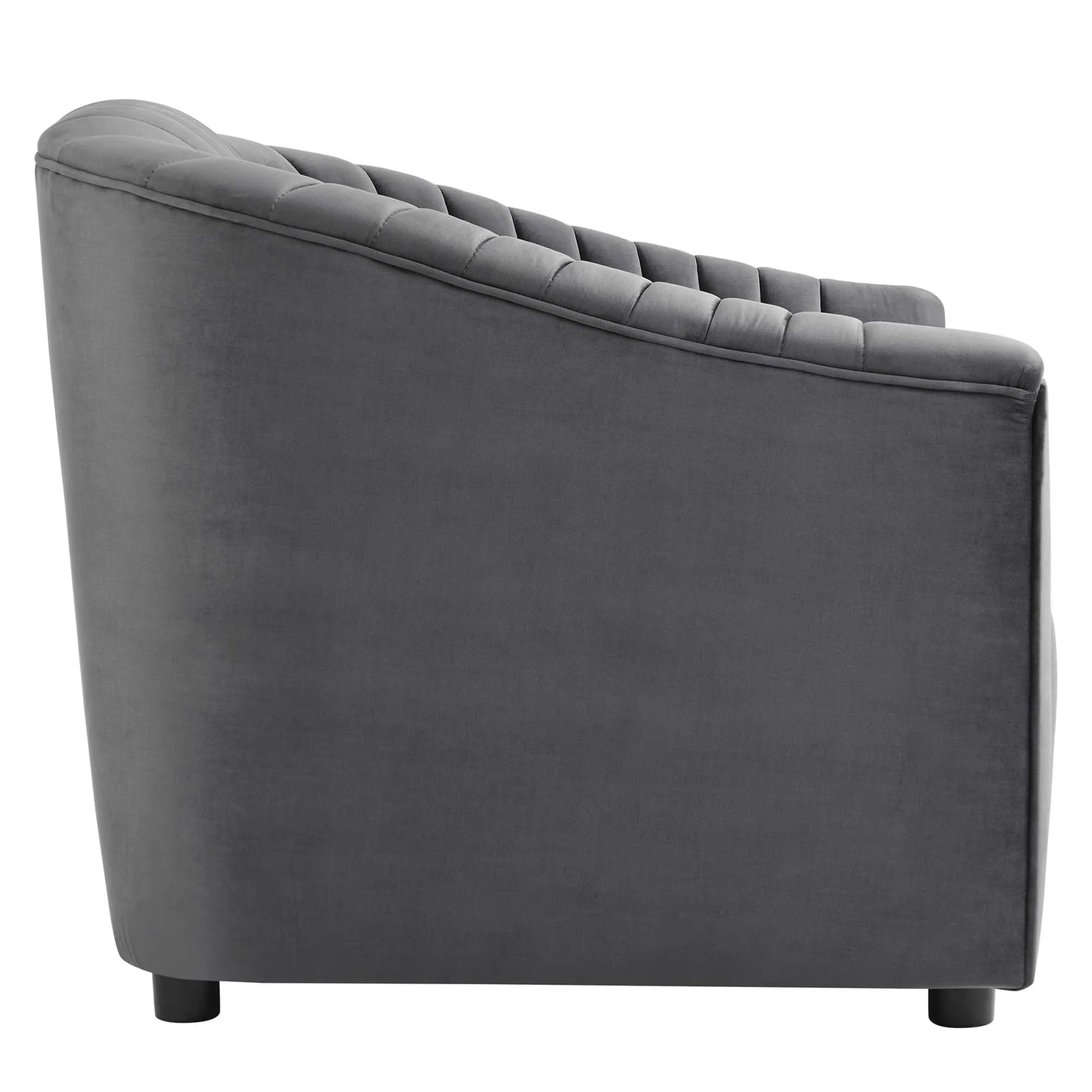 Announce Performance Velvet Channel Tufted Armchair by Modway