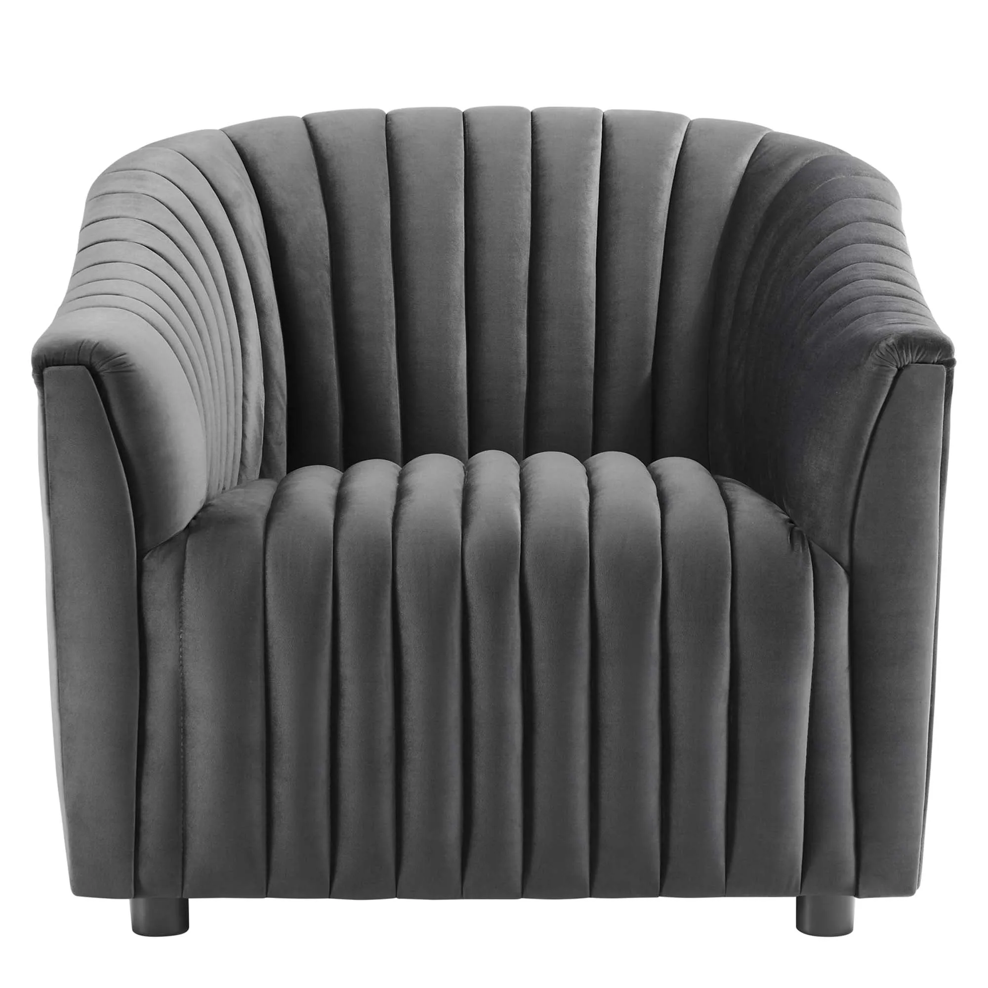 Announce Performance Velvet Channel Tufted Armchair by Modway