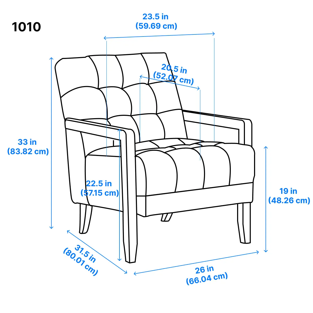 Archam Accent Chair - Black