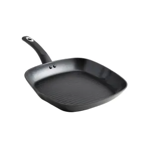 Asstd National Brand Allston 11" Square Grill With Tpr Coated Heat Resistant Handle - BLACK ONE SIZE