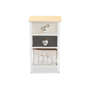 Asstd National Brand Diella Storage Chest - WHITE ONE SIZE