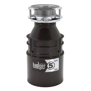 BADGER 5XP InSinkErator 3/4-Hp Kitchen Sink Continuous Feed Garbage Disposal