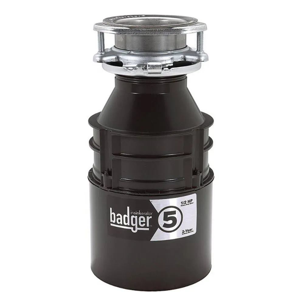 BADGER 5XP InSinkErator 3/4-Hp Kitchen Sink Continuous Feed Garbage Disposal