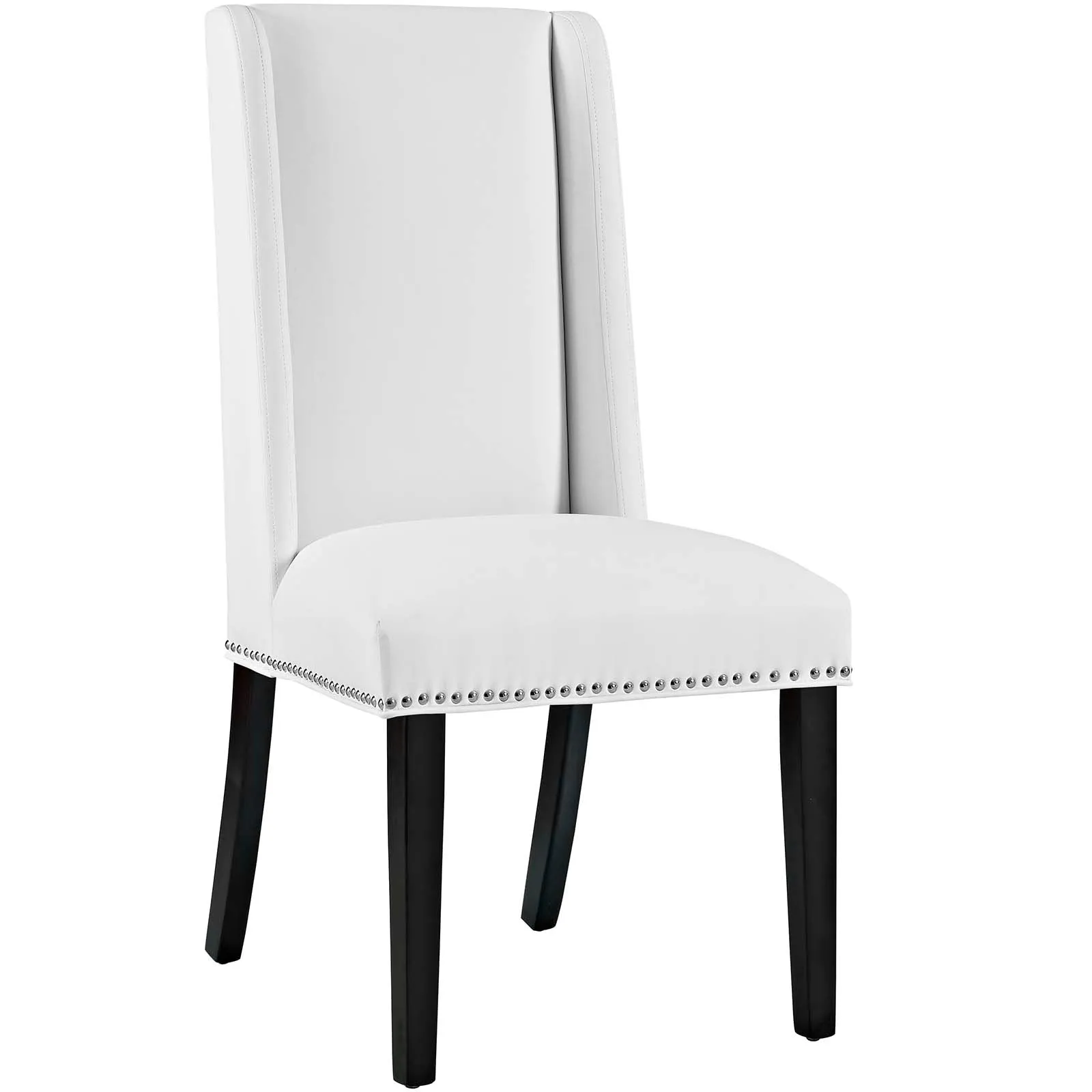 Baron Dining Chair Vinyl Set of 2 by Modway
