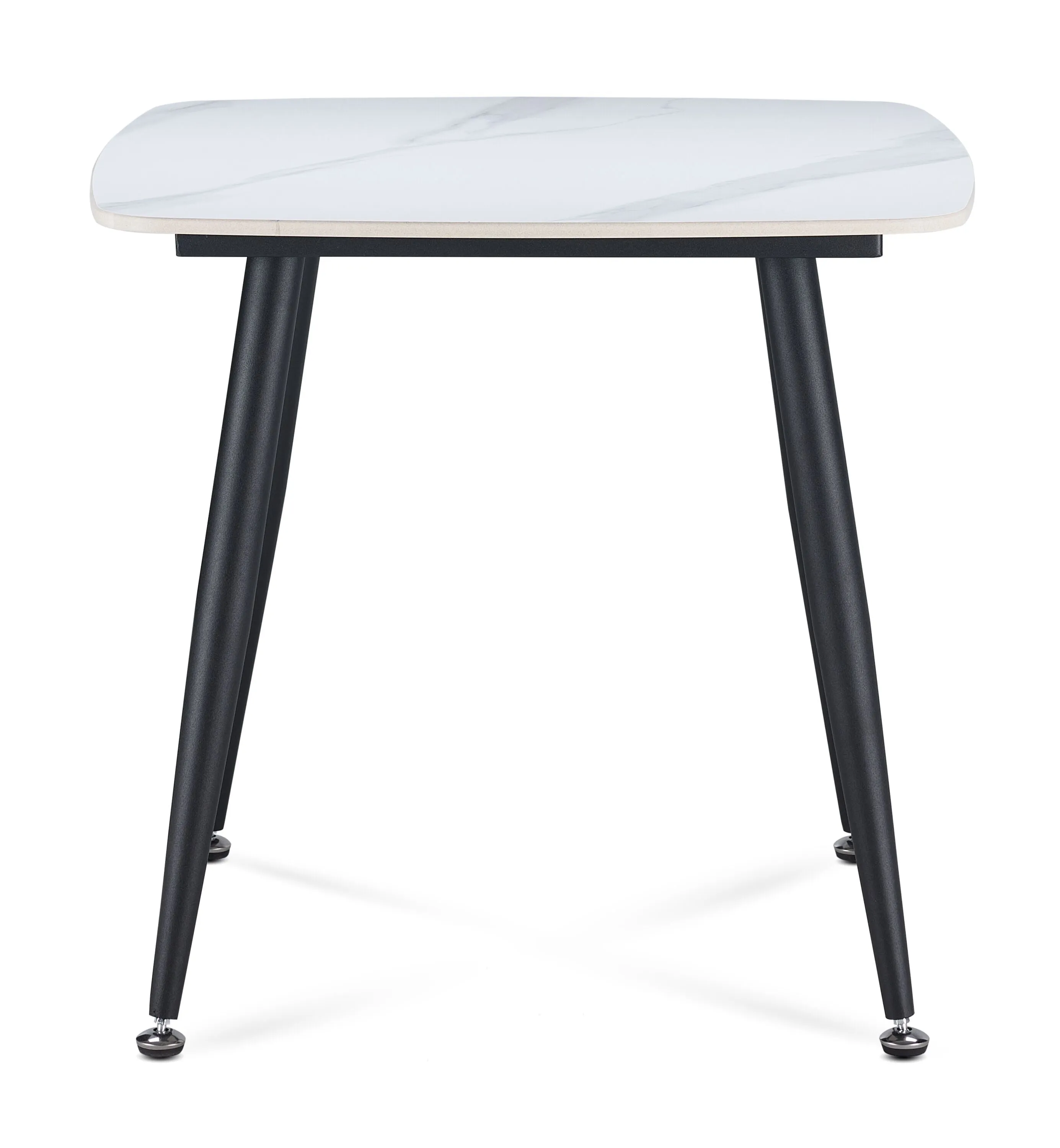Bellmar 23" Sintered Stone End Table - White