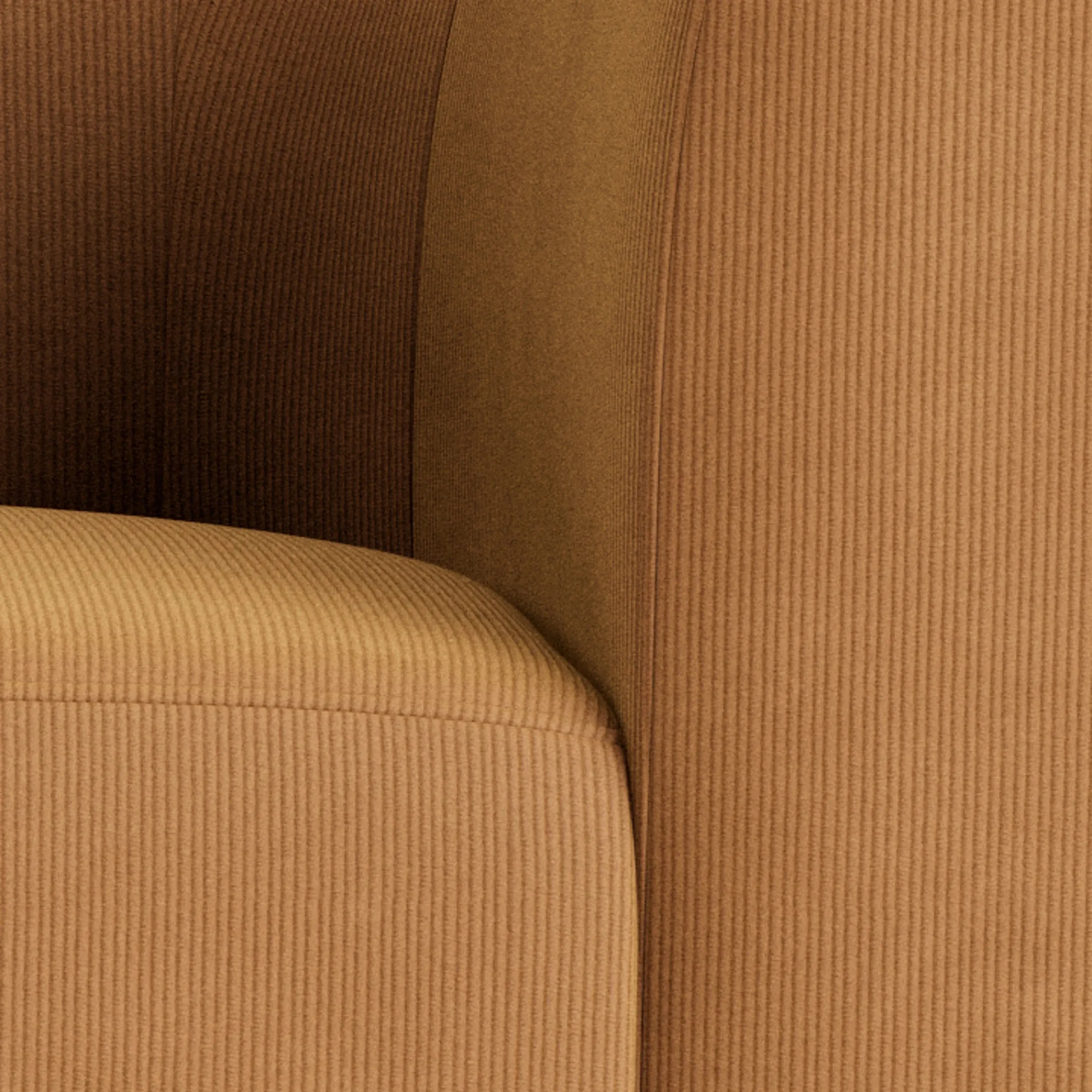 Berg 2 Seater Sofa - Corduroy Fawn