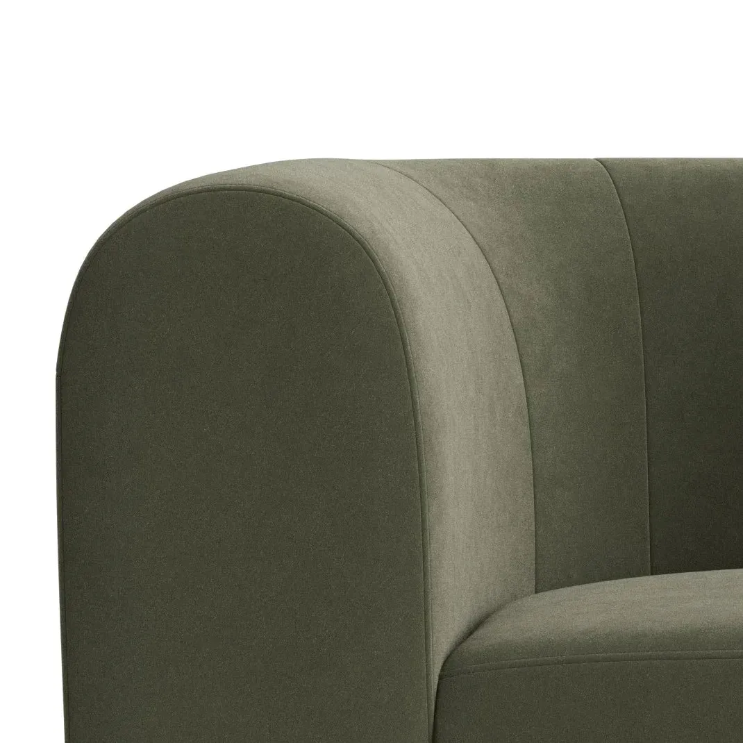 Berg 2 Seater Sofa - Eden Leaf