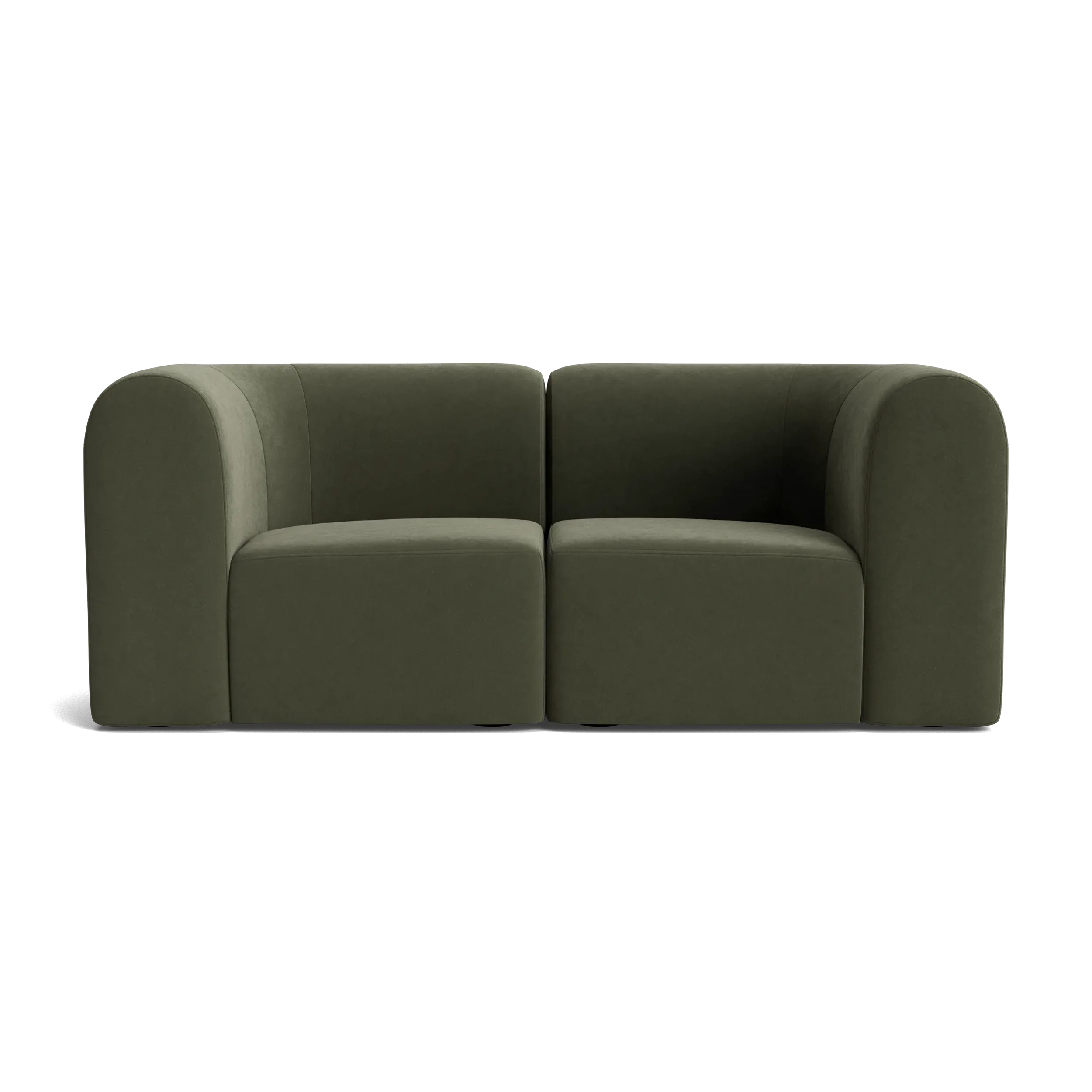 Berg 2 Seater Sofa - Eden Leaf