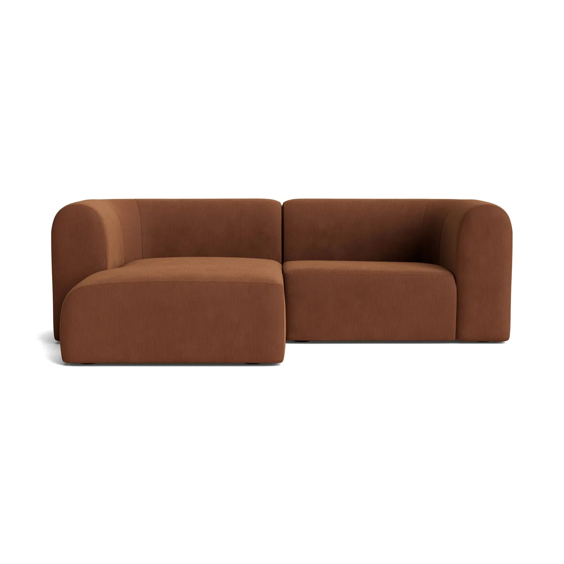 Berg 3 Seater LHF Chaise Sofa - Corduroy Cocoa