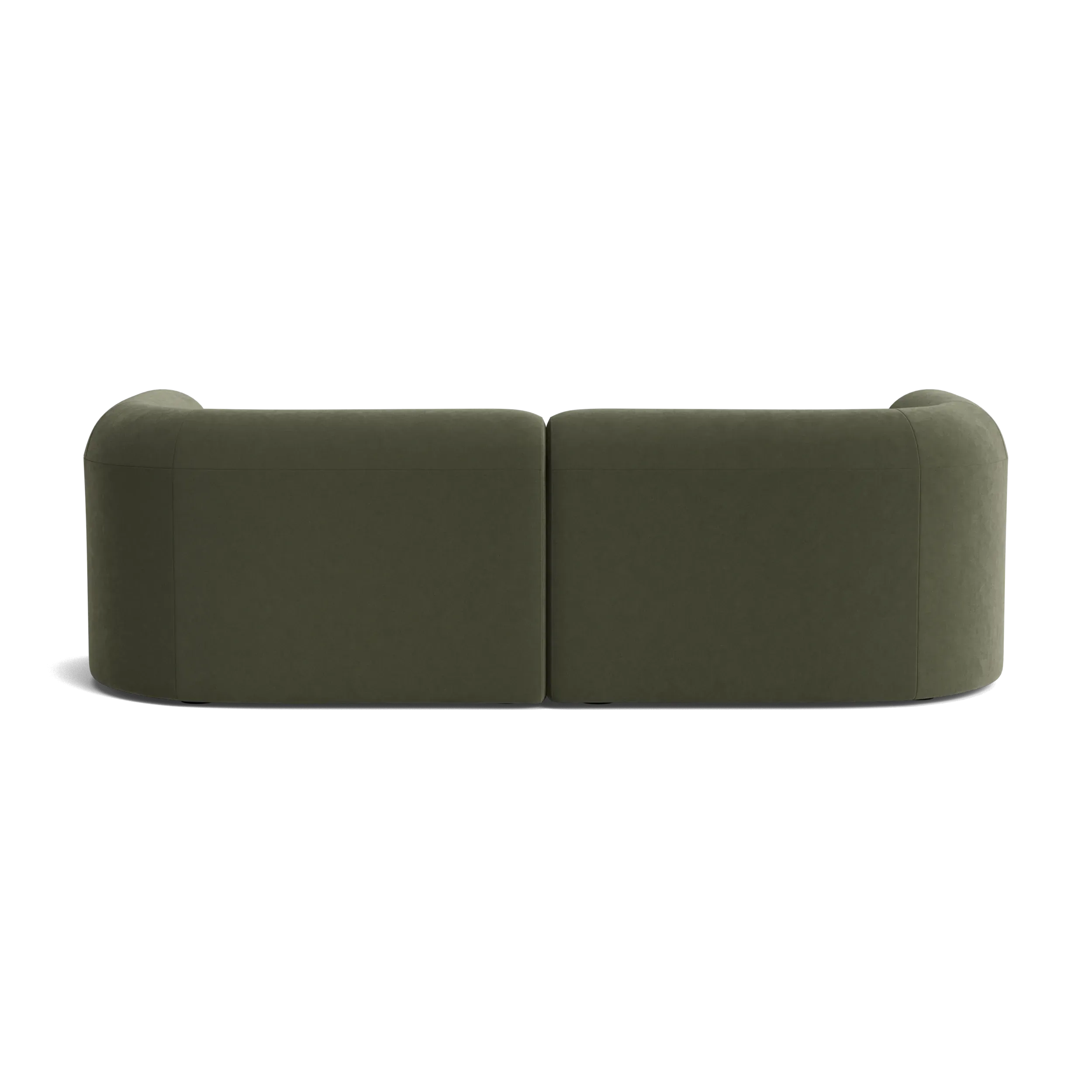 Berg 3 Seater LHF Chaise Sofa - Eden Leaf
