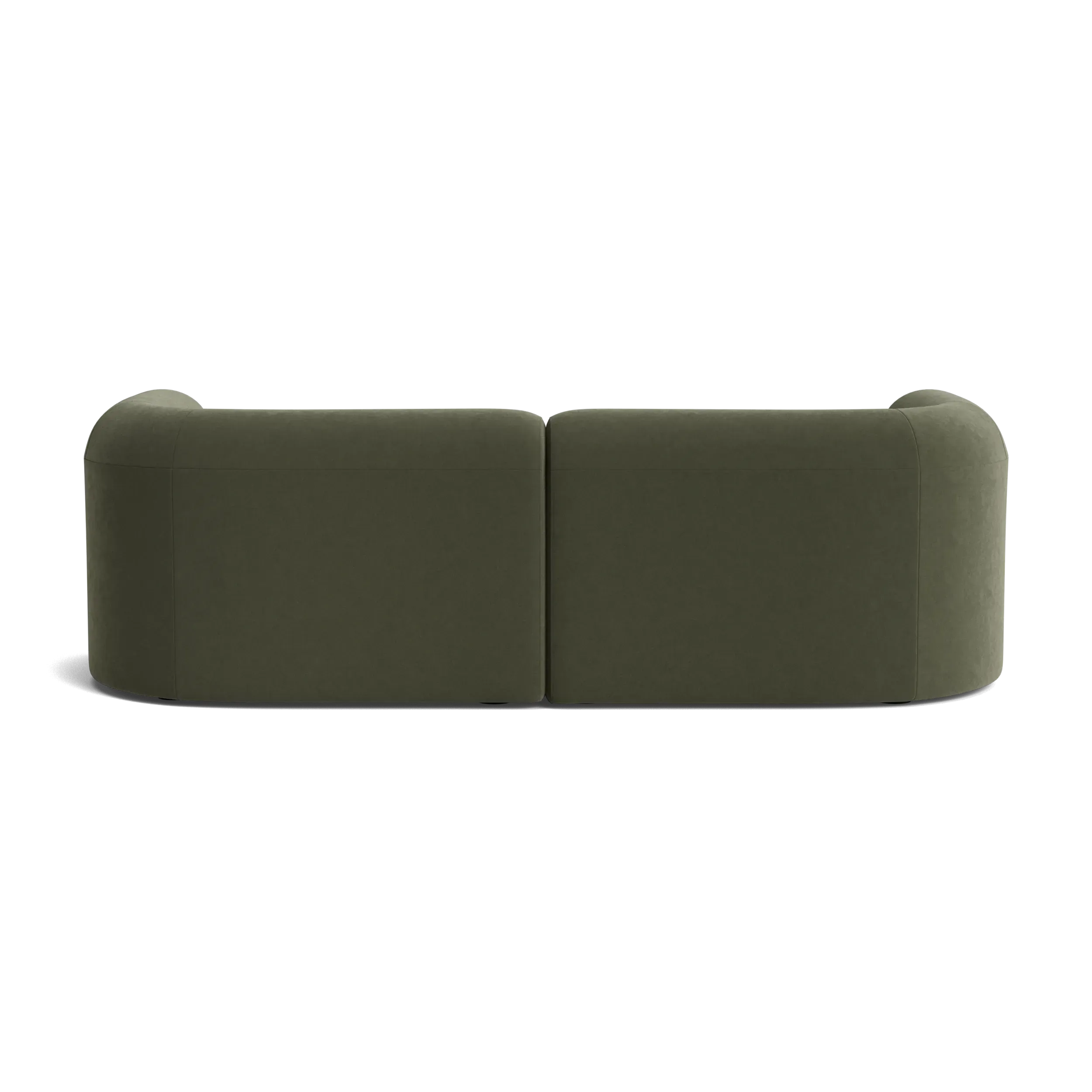 Berg 3 Seater RHF Chaise Sofa - Eden Leaf