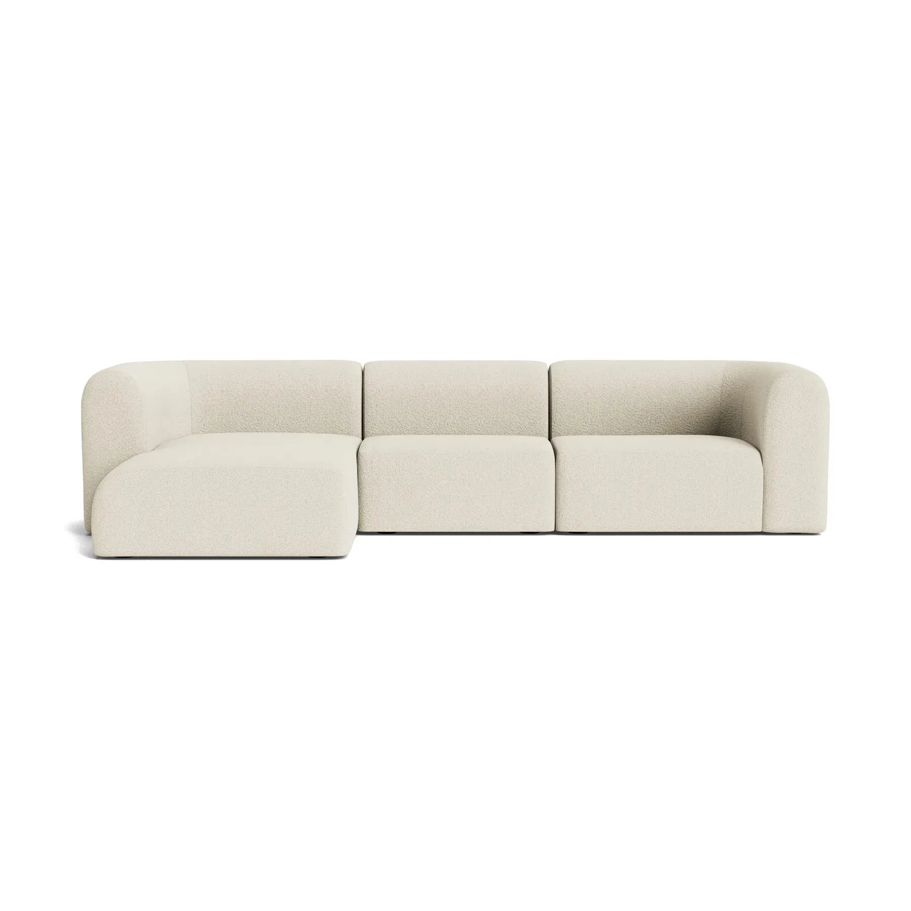 Berg 4 Seater LHF Chaise Sofa - Copenhagen Grey