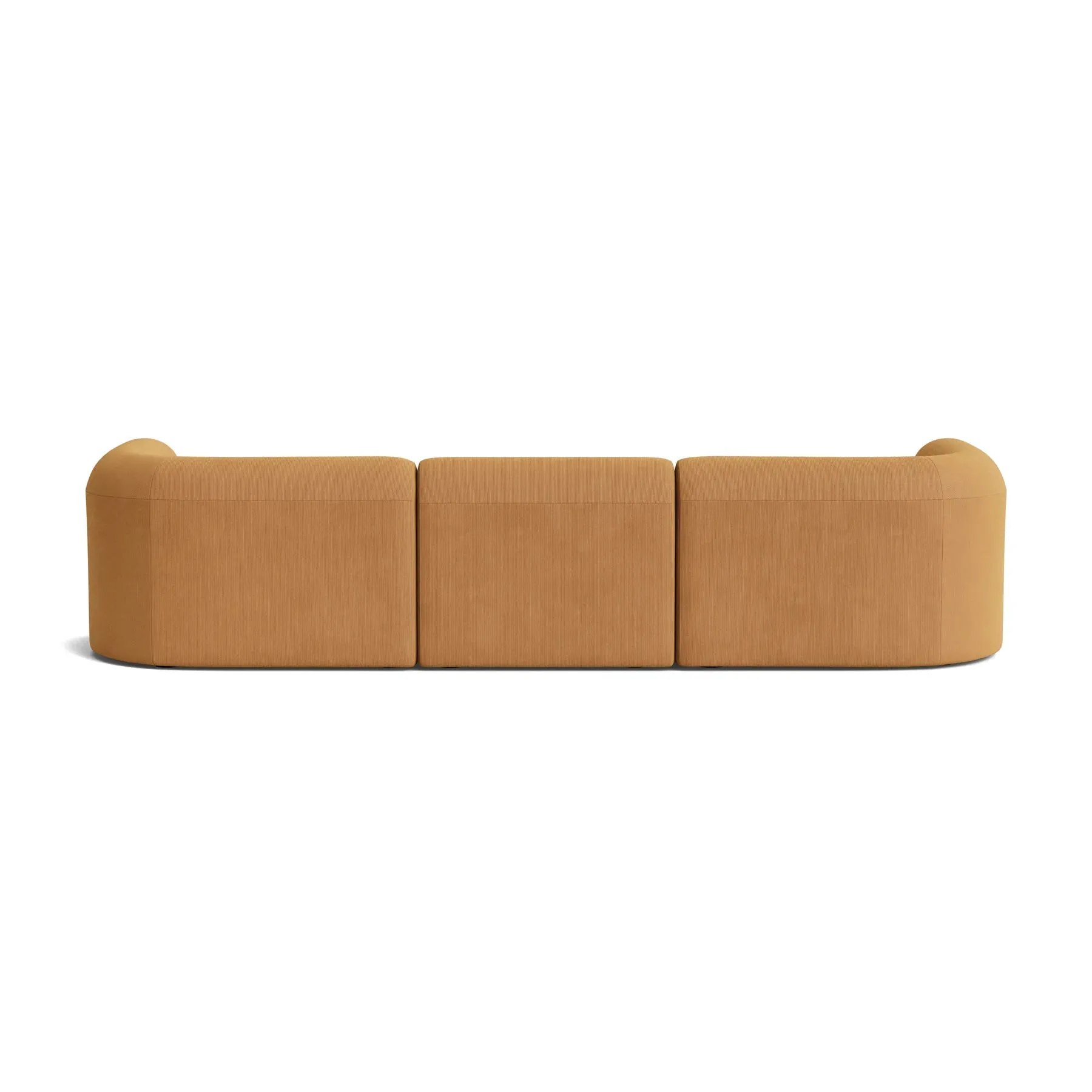 Berg 4 Seater LHF Chaise Sofa - Corduroy Fawn