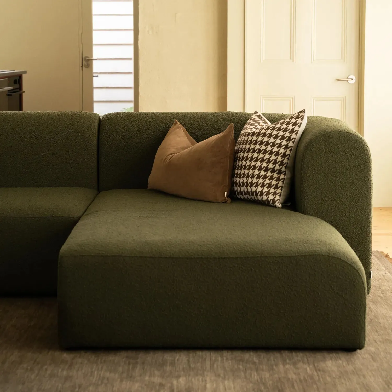Berg 4 Seater RHF Chaise Sofa - Copenhagen Forest