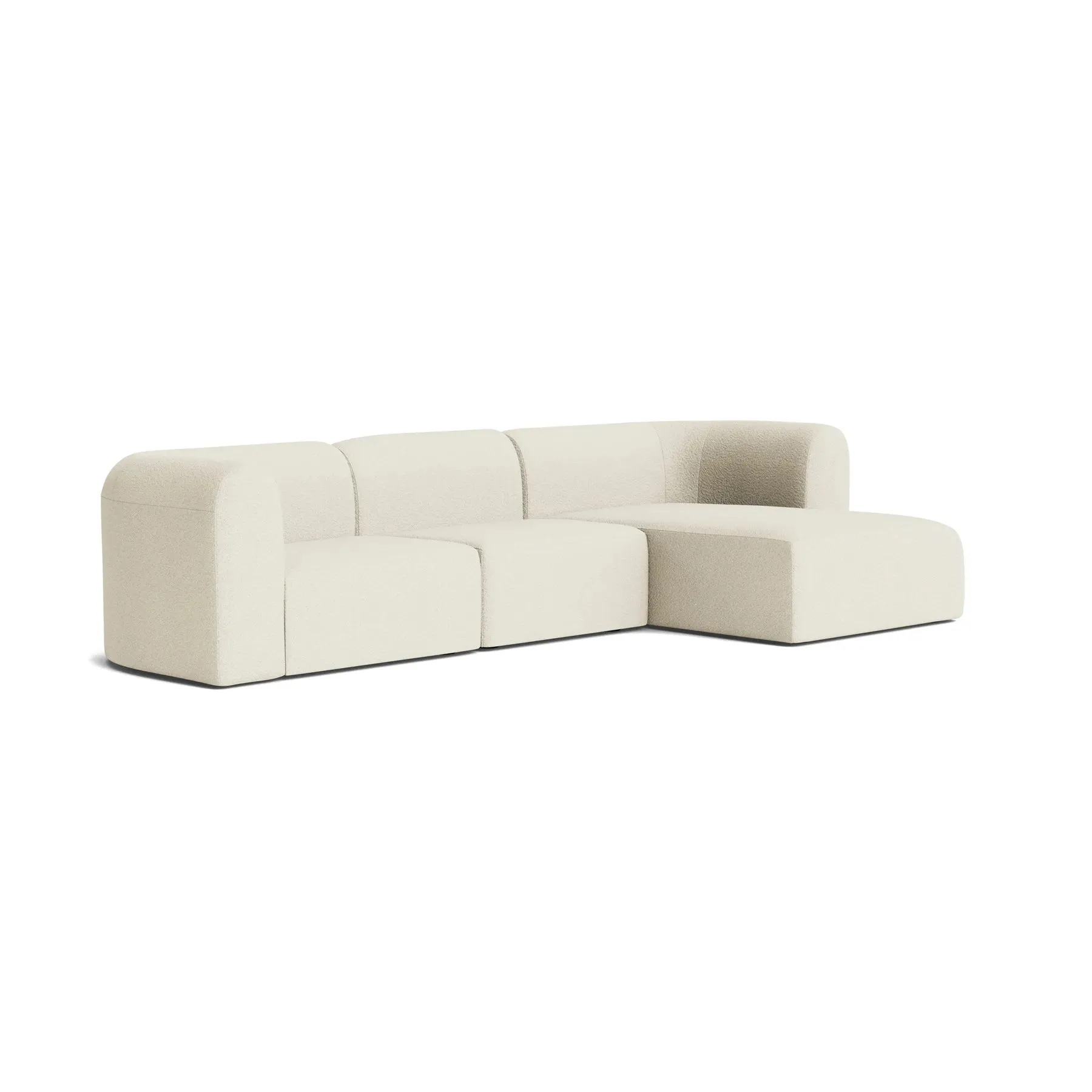 Berg 4 Seater RHF Chaise Sofa - Copenhagen Grey