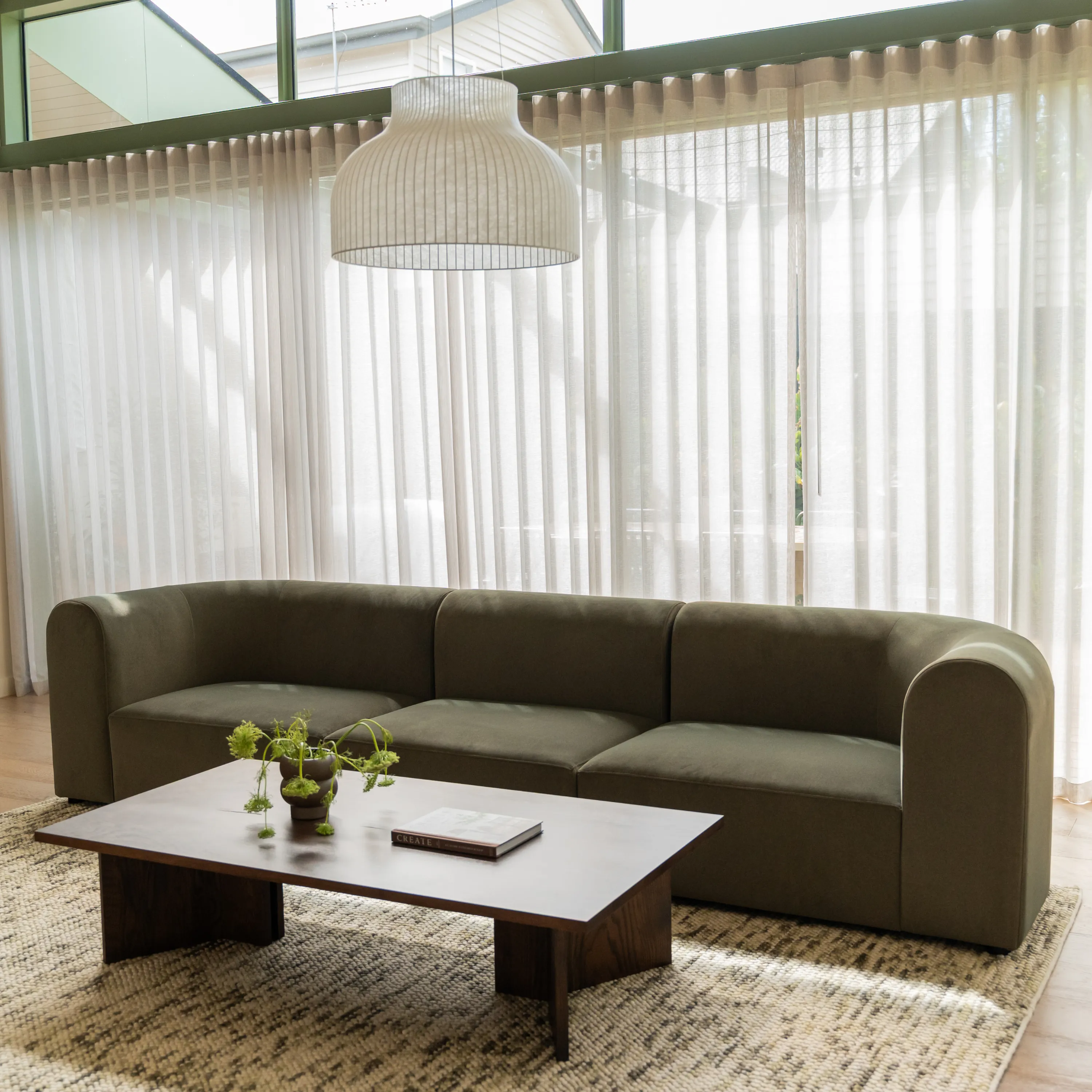 Berg 4 Seater Sofa - Eden Leaf