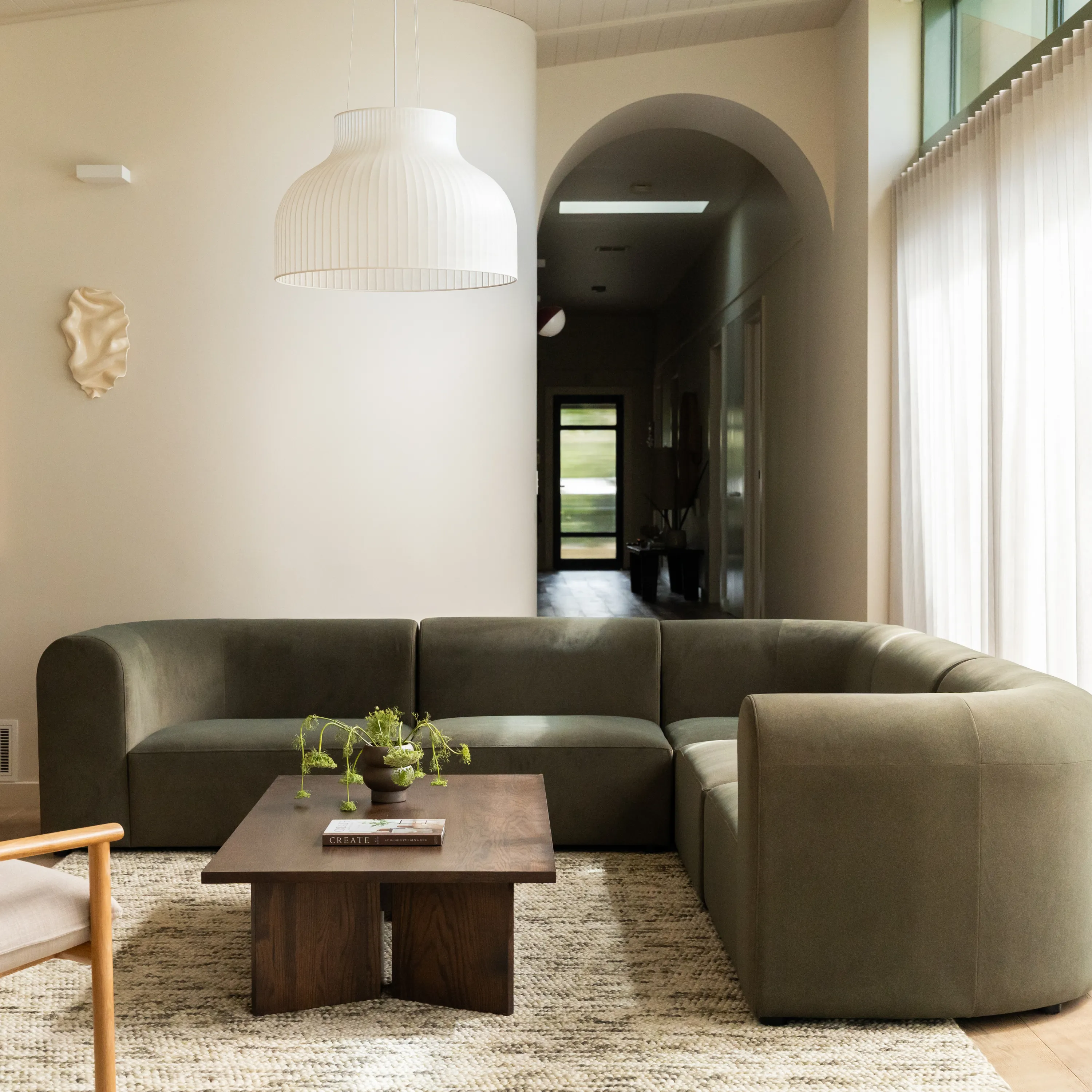 Berg Corner Sofa - Eden Leaf
